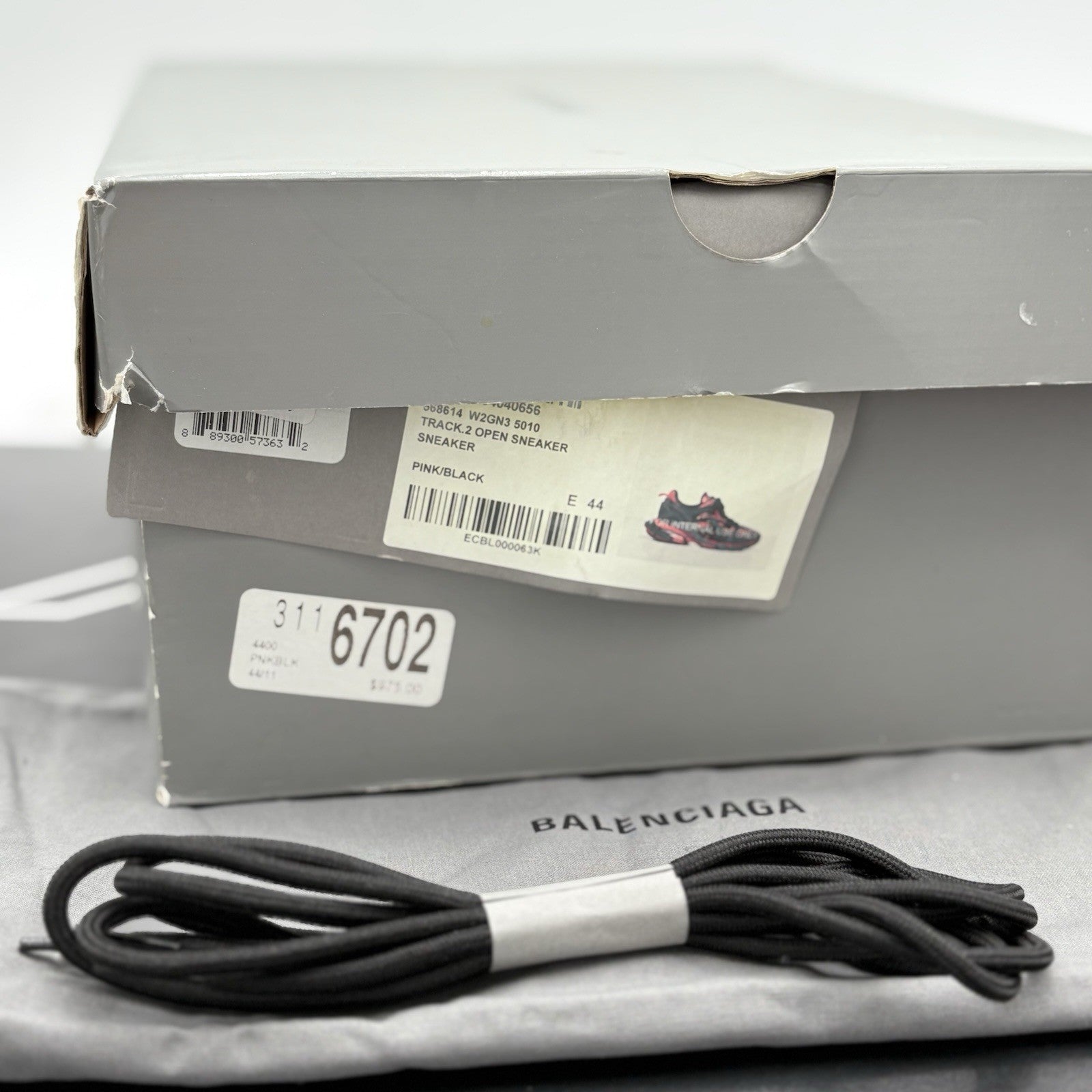 Size 44 (11 US) - Balenciaga Track 2 Trainer ' Pink Black ' | ONLY WORN ONCE!
