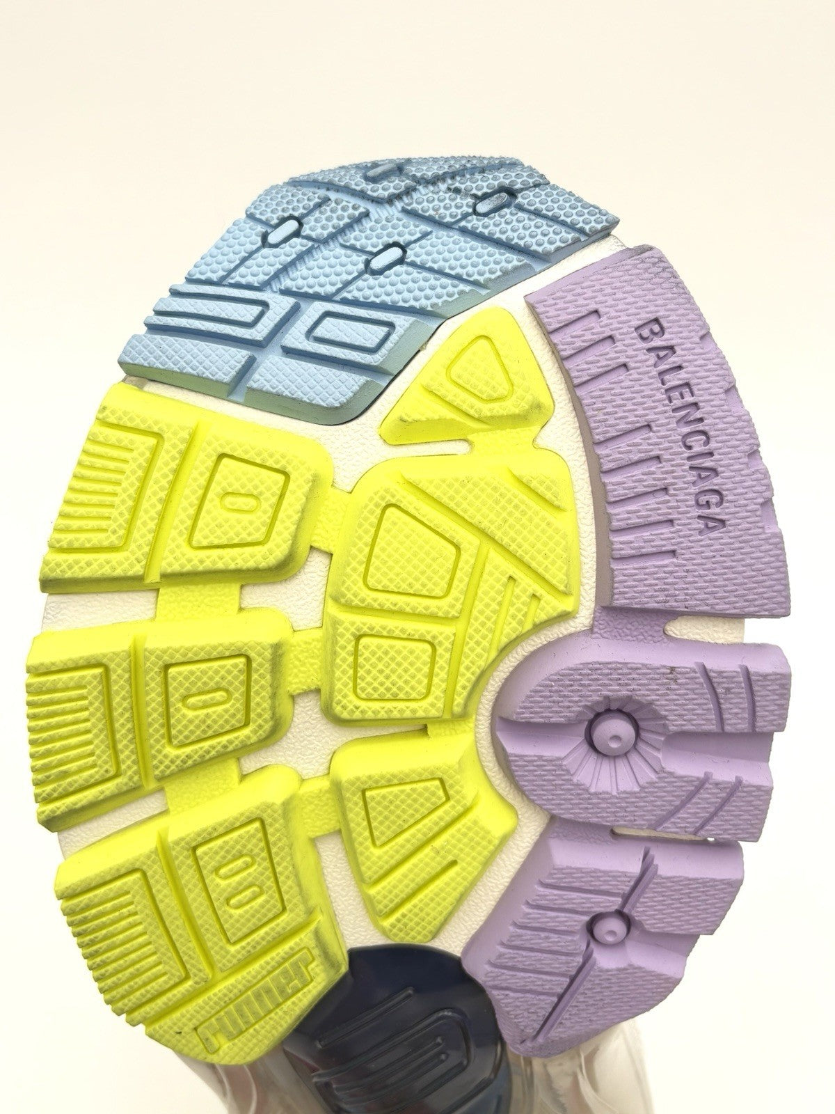 Size 41 - Balenciaga Runner ' Grey Light Purple Neón Yellow White ' | NEW!