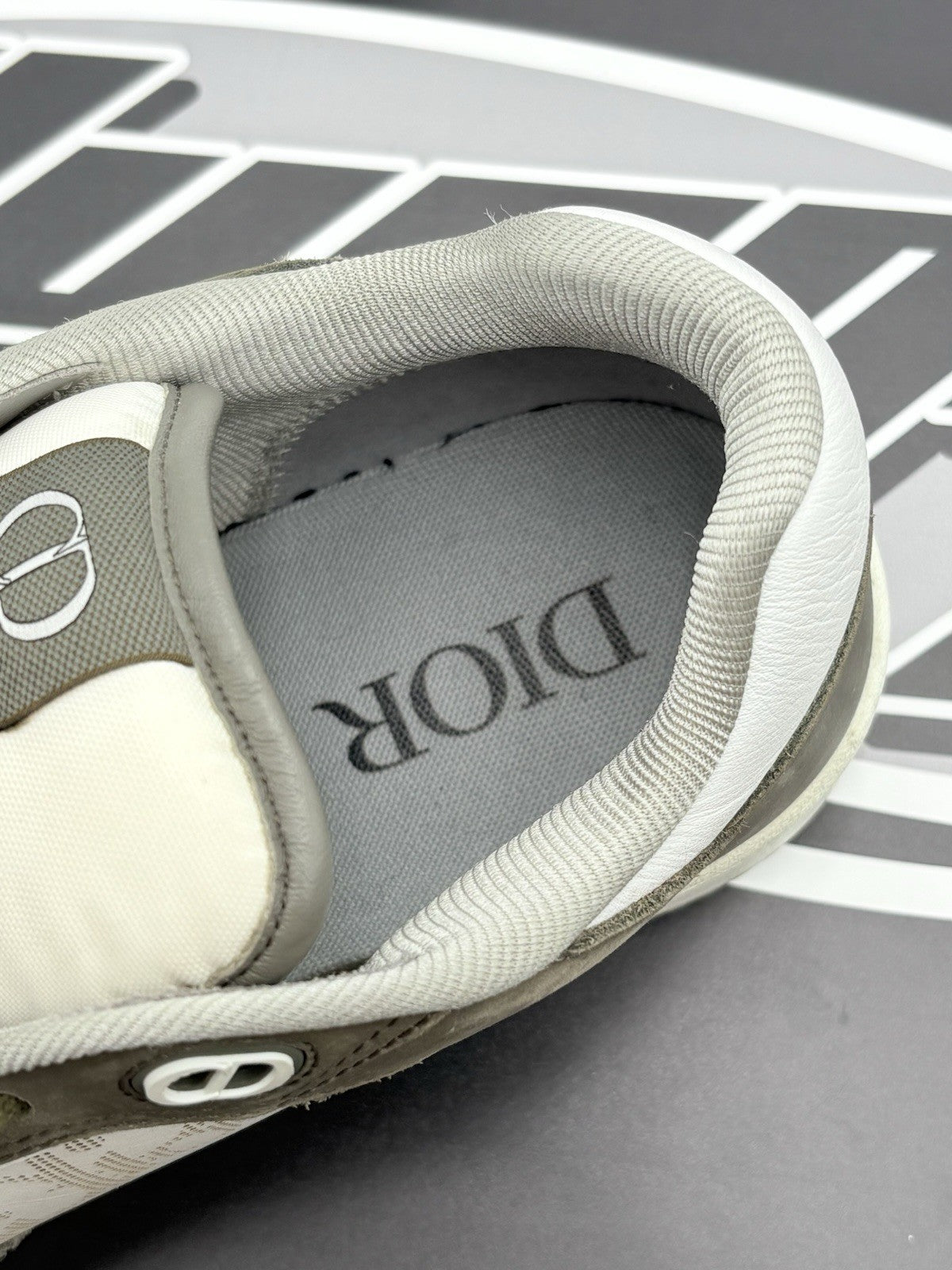 Size 45 (12 US) - Dior B27 Low Dior ' Olive White ' | GREAT CONDITION!