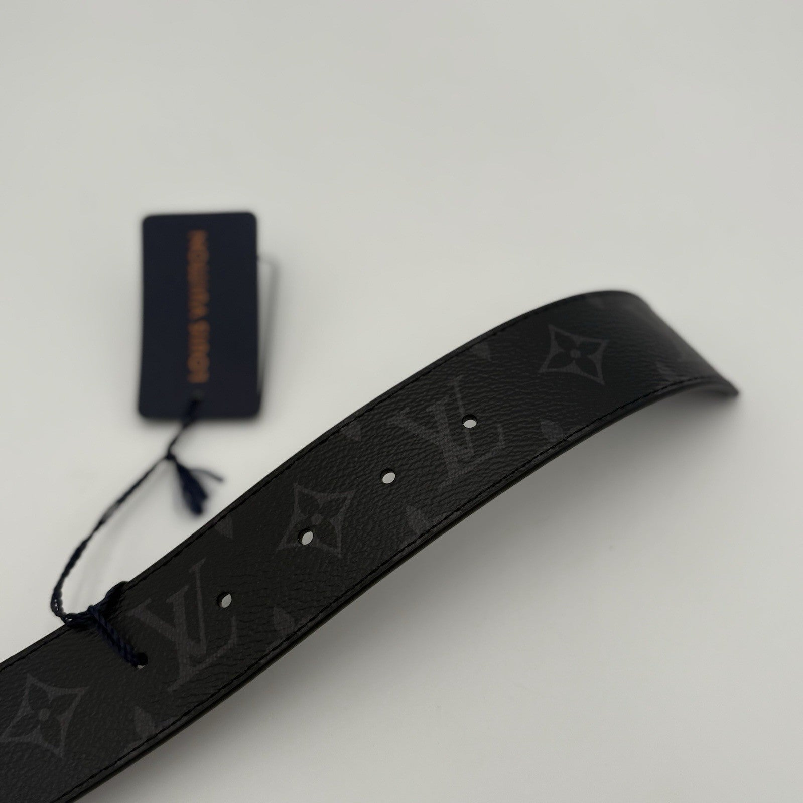 Louis Vuitton Monogram Eclipse Matte Black Belt | BRAND NEW!