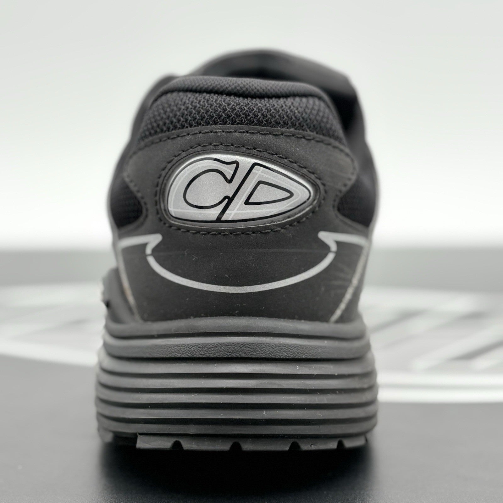 Size 45 (12 US) Dior B30 Reflective Sneaker ' Black ' | SUPER CLEAN!