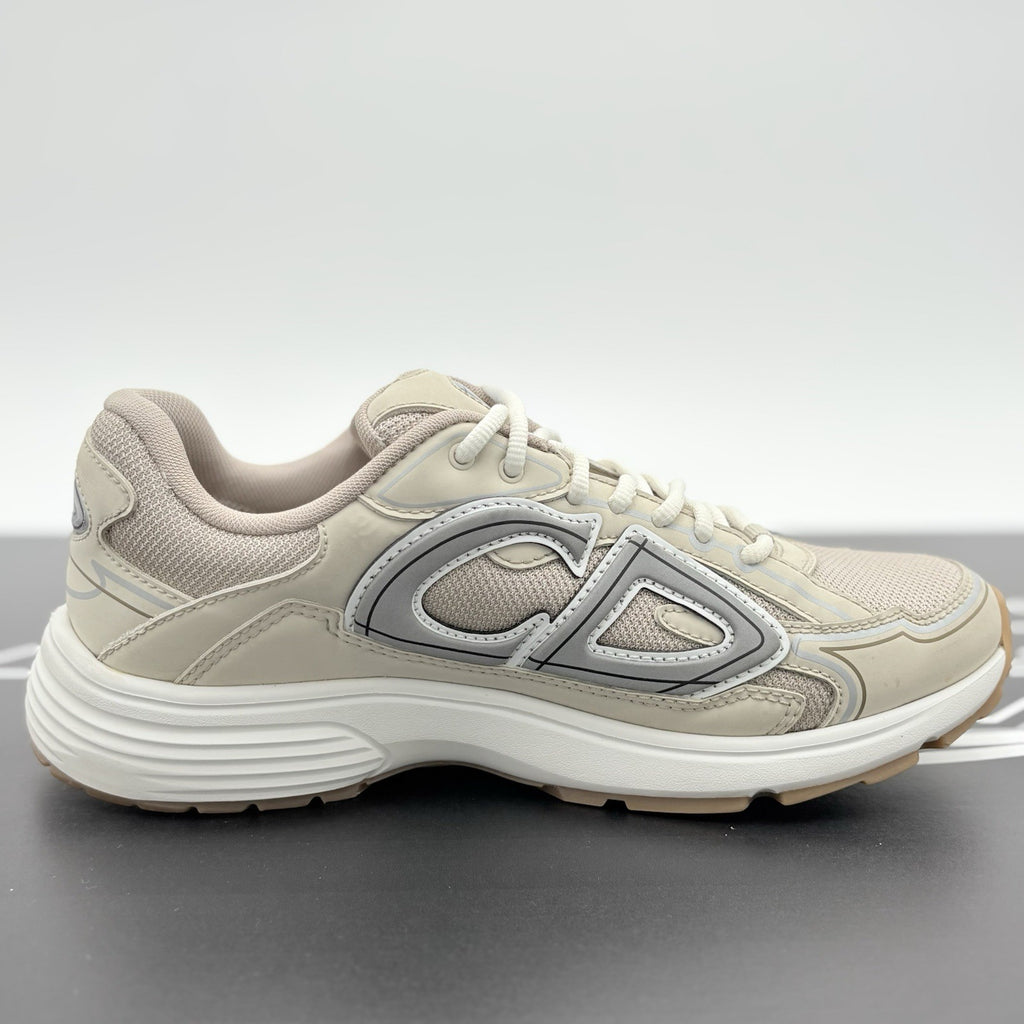 Size 41 (8 US) - Dior B30 Reflective Sneaker ' Tan White ' | GREAT CONDITION!