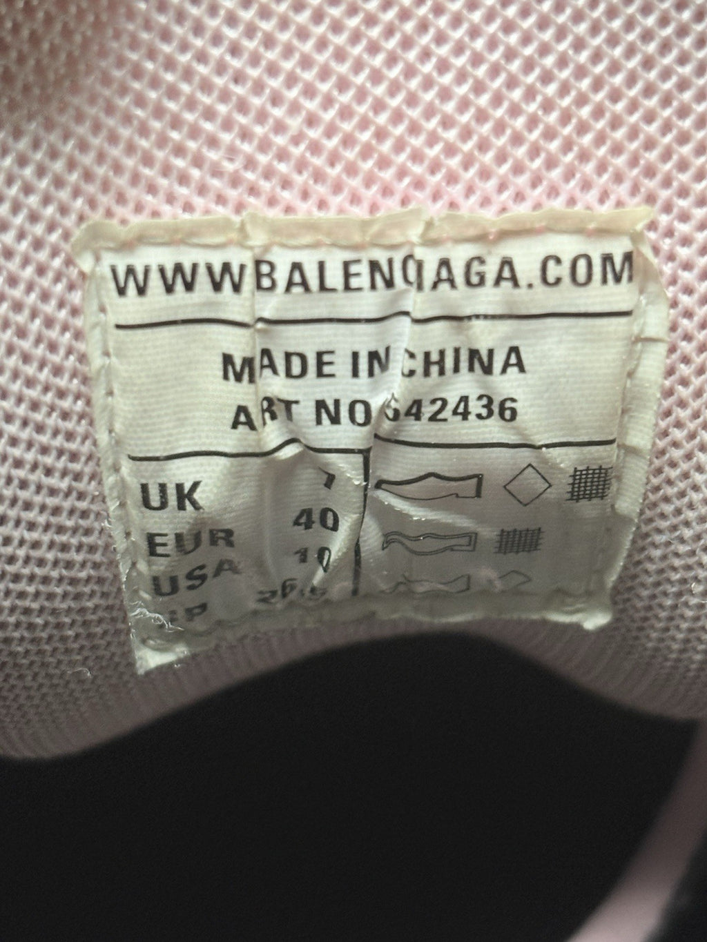 Size 40 - Balenciaga Track Sneaker  ' Pink Black ' | GOOD CONDITION!
