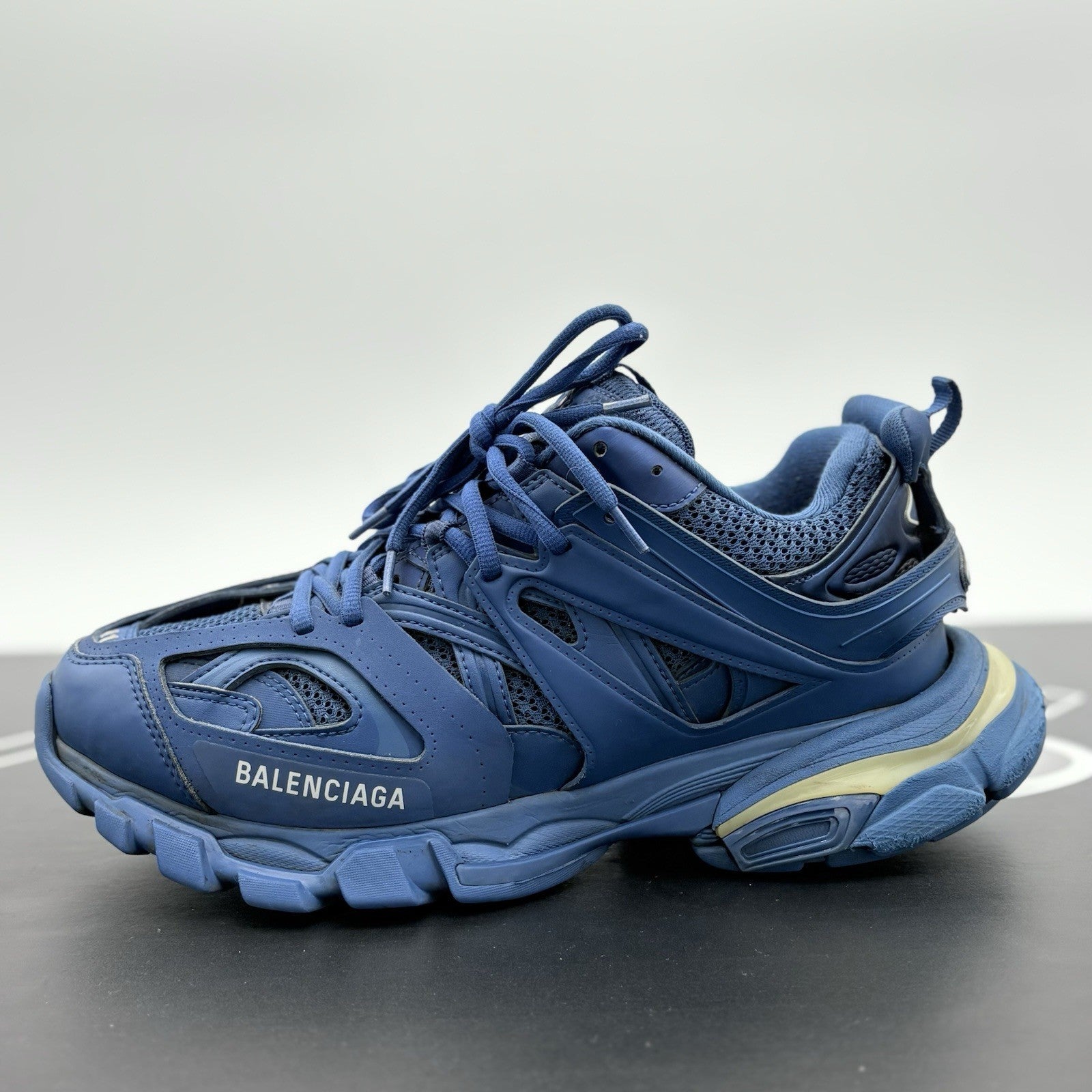 Size 41 (8 US) - Balenciaga Track LED Sneaker ' Navy '