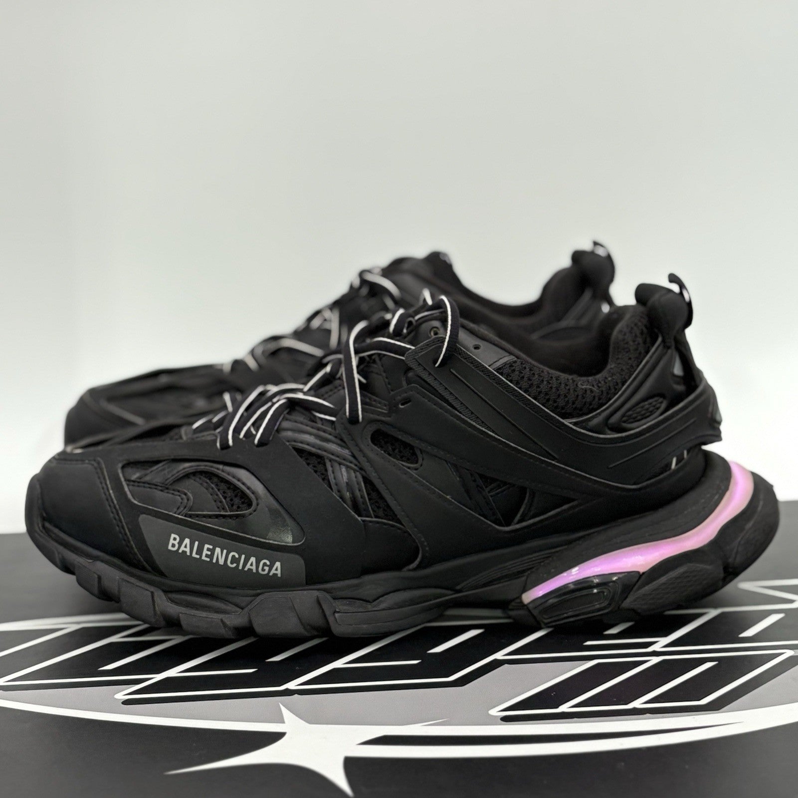 Size 43 (10 US) - Balenciaga Track LED Sneaker ' Black ' | GOOD CONDITION!