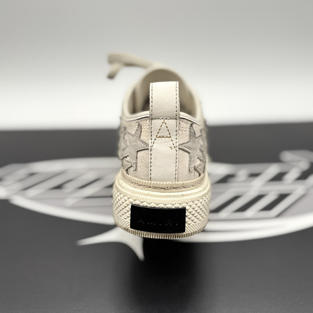 Size 36 (5.5W US) - Amiri Stars Court Low  ' Beige, Grey ' | GOOD COND!
