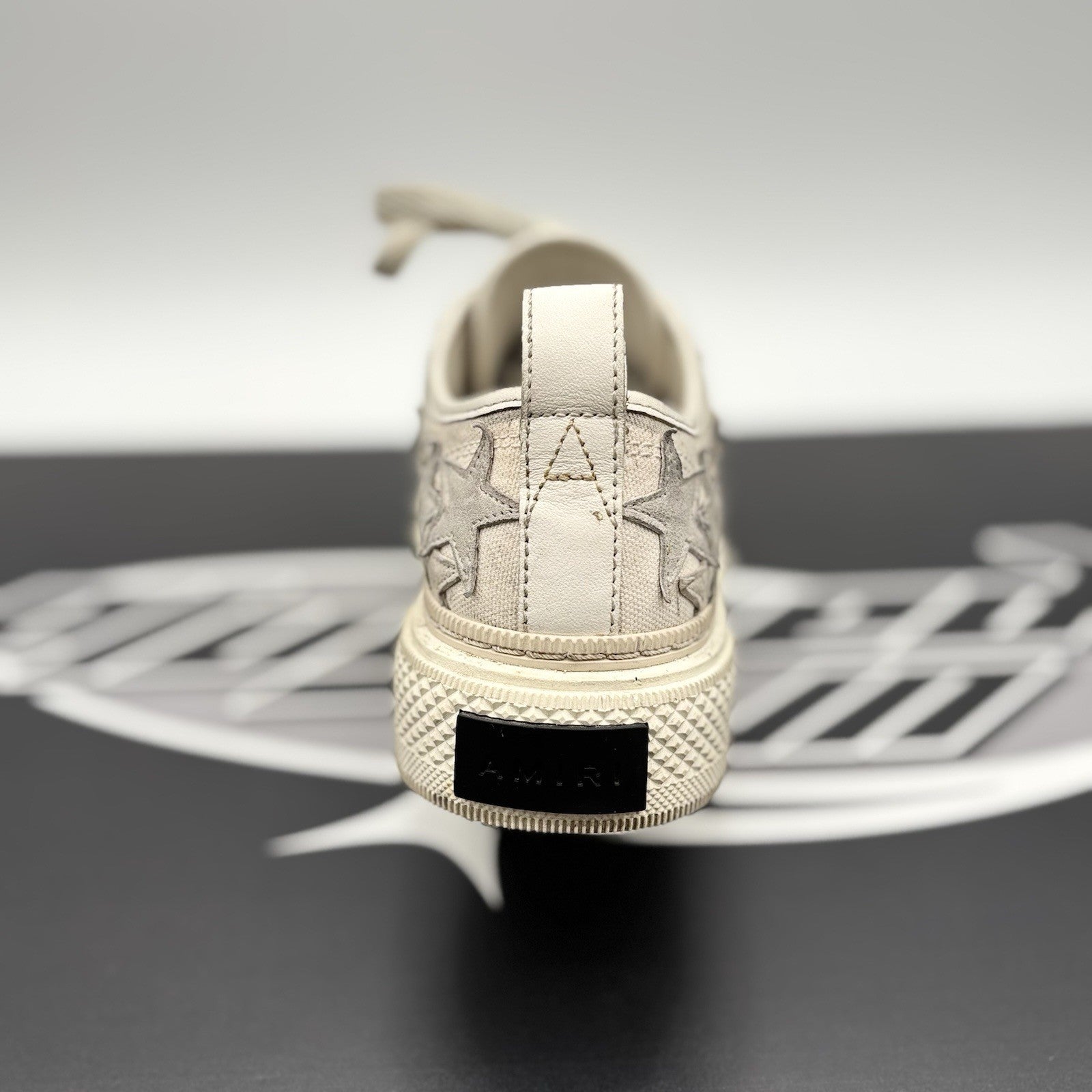 Size 36 (5.5W US) - Amiri Stars Court Low  ' Beige, Grey ' | GOOD COND!