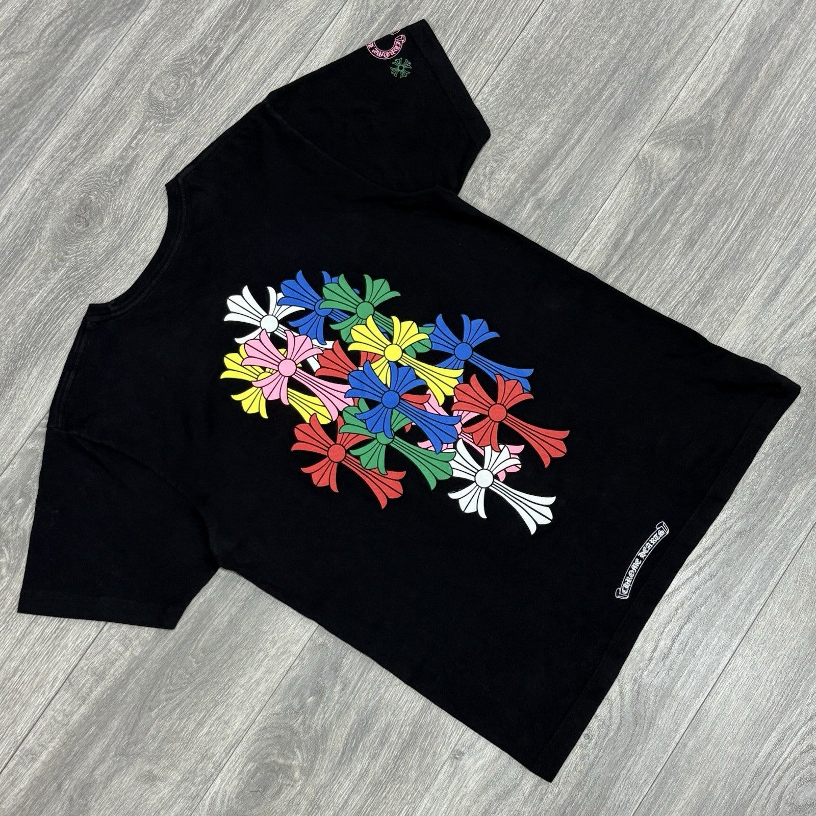 Size M - Chrome Hearts Multi Cross Cemetery T-Shirt ' Black ' | SUPER CLEAN!