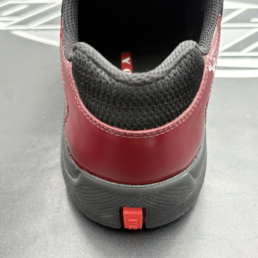 Size 7 UK (8 US) - Prada Americas Cup ' Maroon Black ' | SUPER CLEAN!