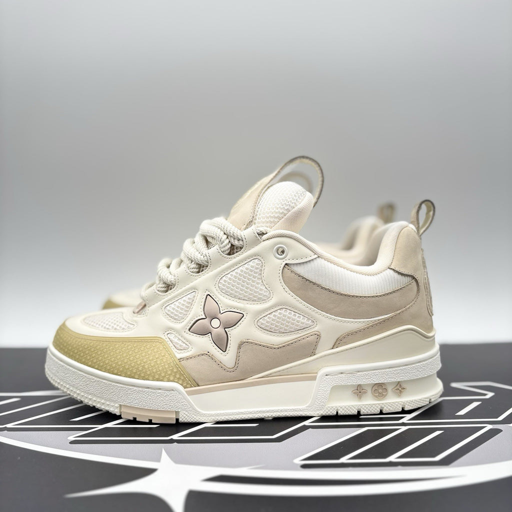 Size 7 LV (8-8.5 US) - Louis Vuitton Skate ' Beige White ' | GREAT COND!