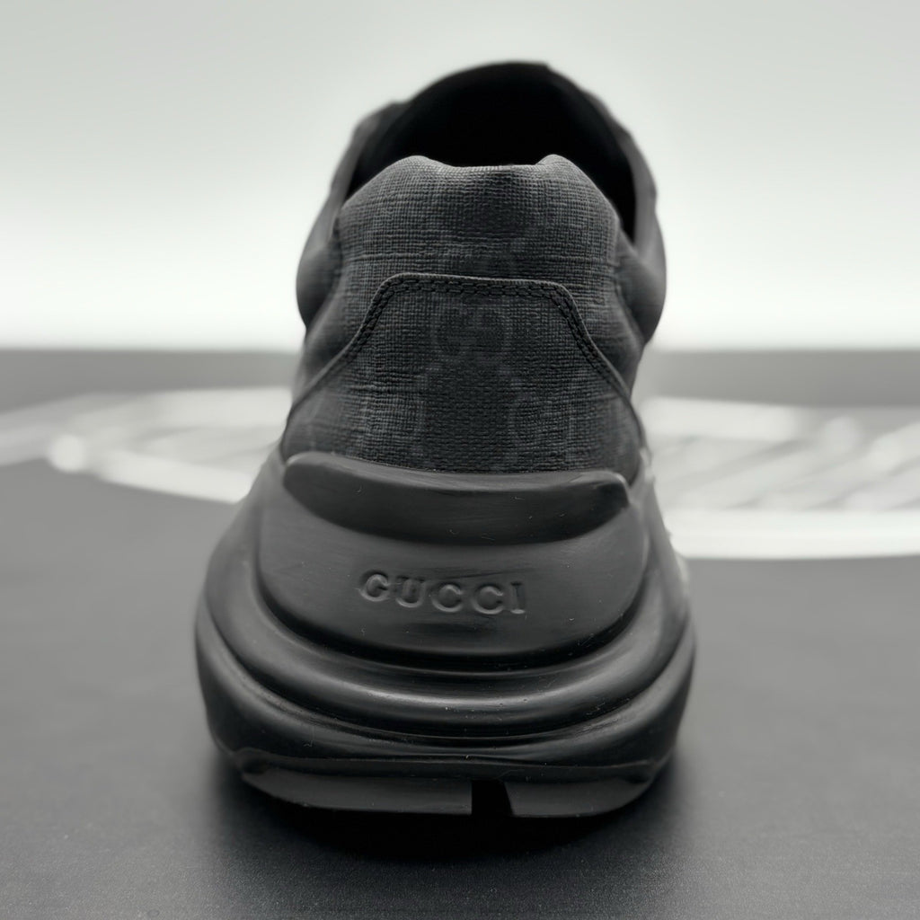 Size 8.5 G (9 US) - Gucci Rhyton ' Monogram Black ' | ONLY WORN 1-3x !