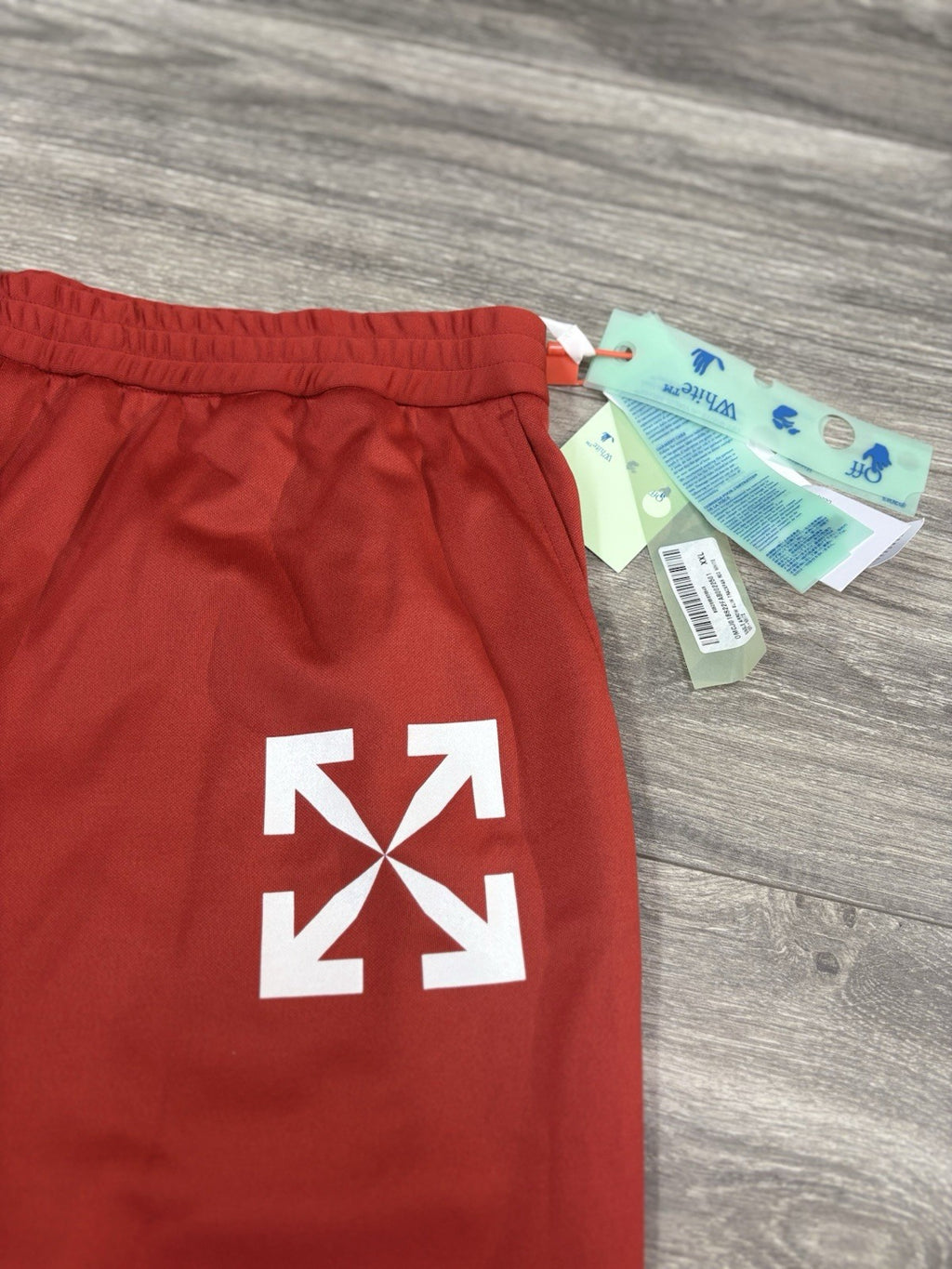 Size XXL - Off-White Single Arrow Slim Trackpant ' Red ' | NEW!