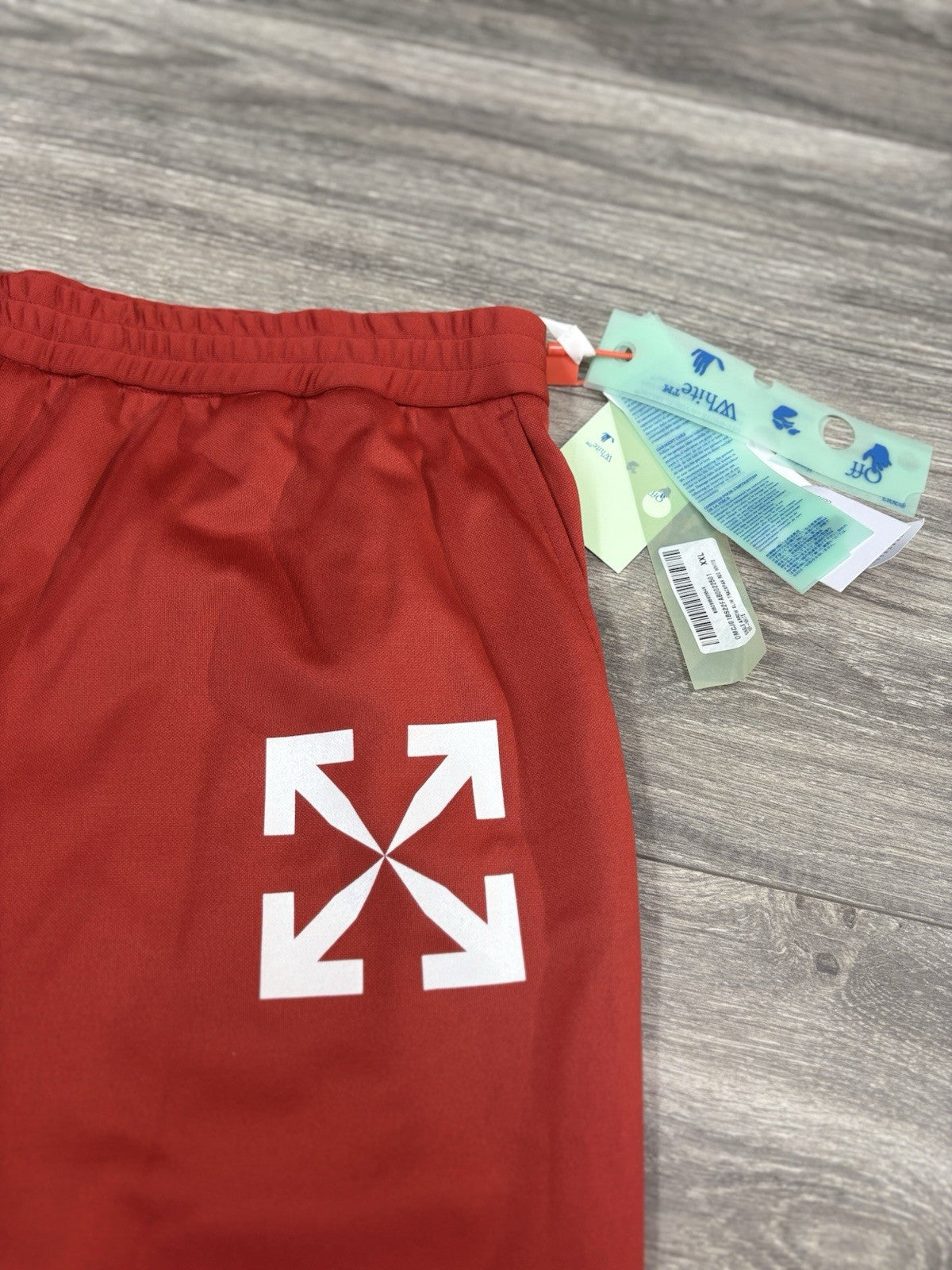 Size XXL - Off-White Single Arrow Slim Trackpant ' Red ' | NEW!