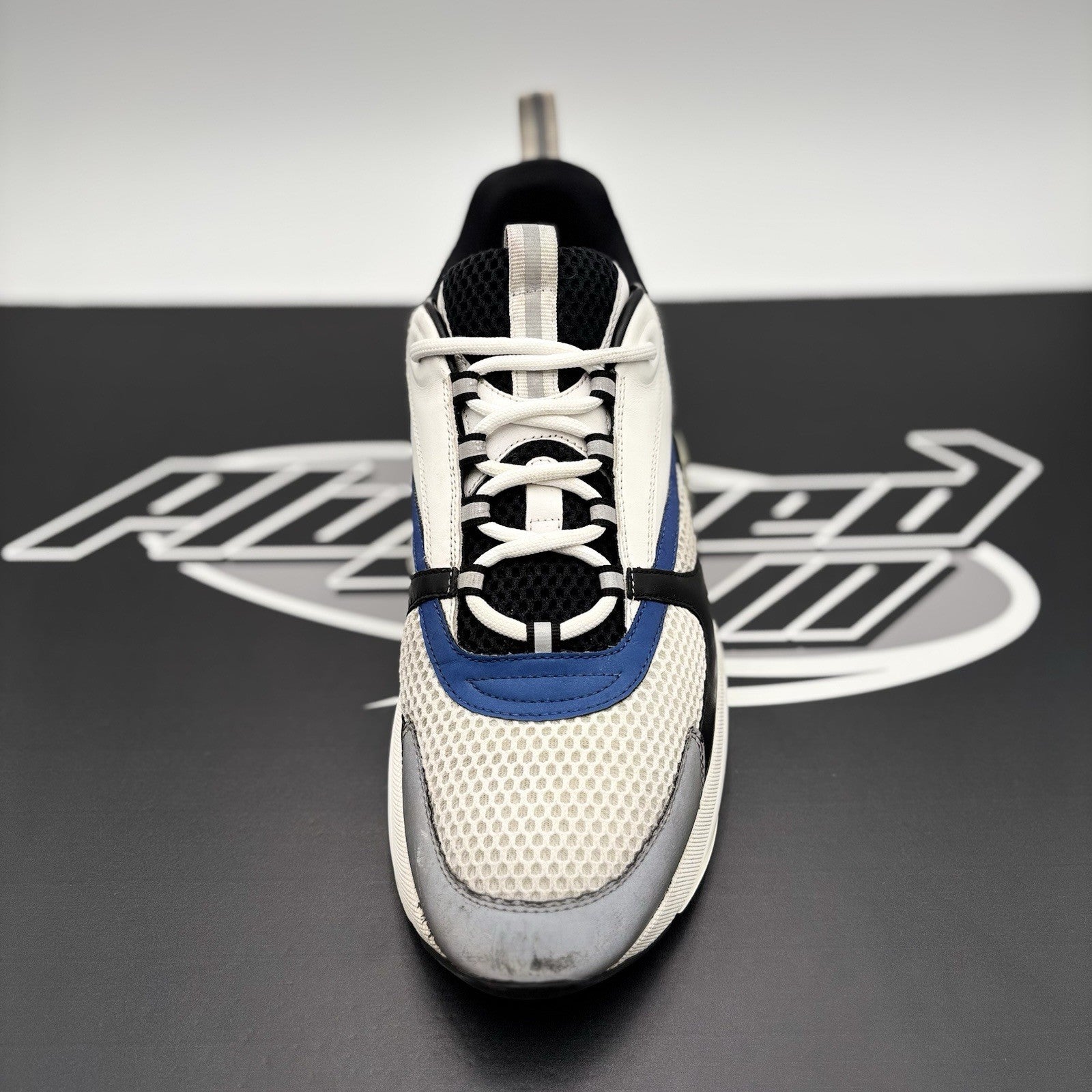 Size 46 EU (13 US) - Dior B22 Sneaker ' White, Blue, Black Reflective '