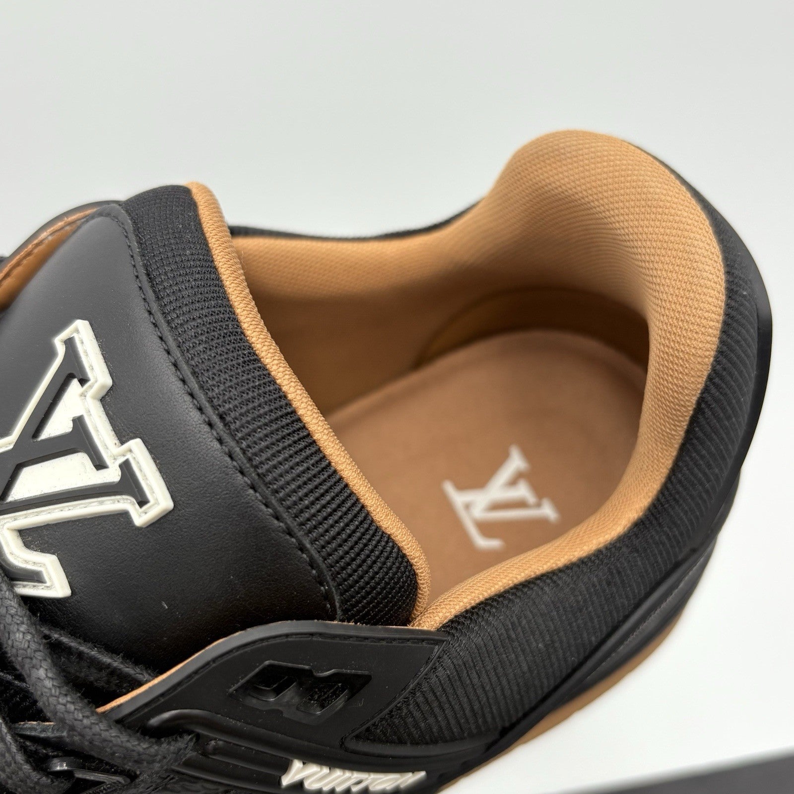 Size 11 LV (12-12.5 US) Louis Vuitton Trainer ' Black Brown ' | GREAT CONDITION!