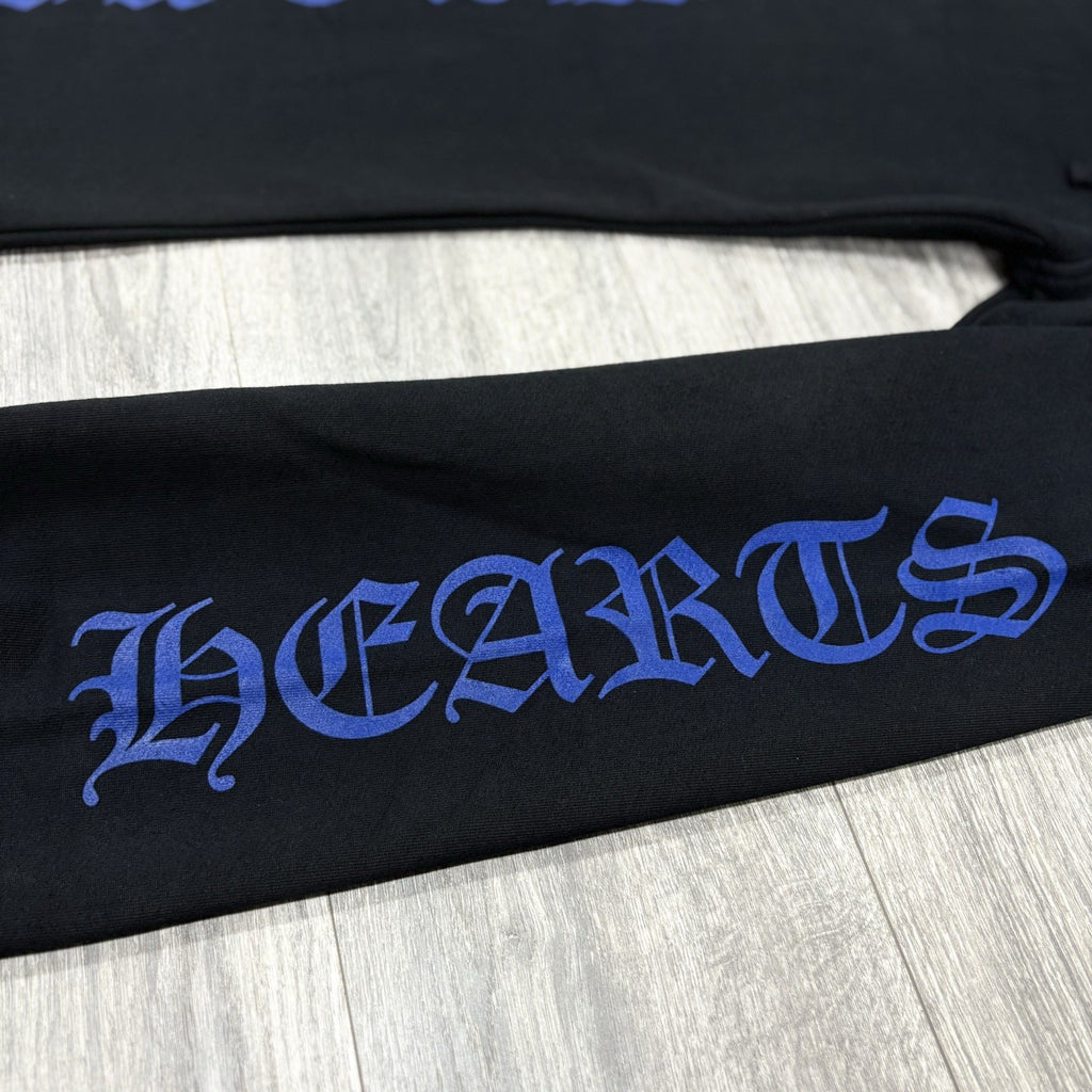 Size XXL - Chrome Hearts Horseshoe Logo Sweatpants ' Blue Black ' | NEW!