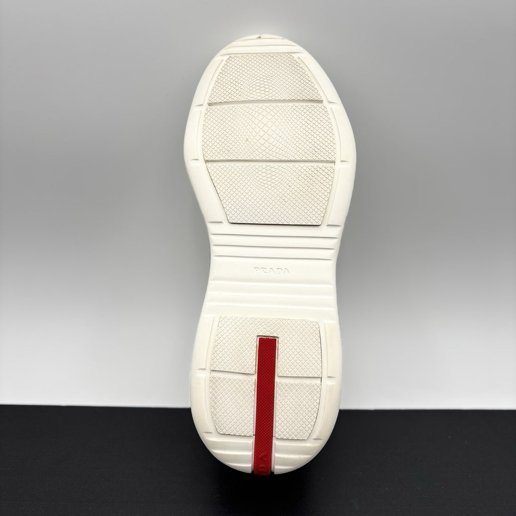 Size 8 UK (9 US) Prada Americas Cup ' White, Mint, Silver ' | GREAT CONDITION!