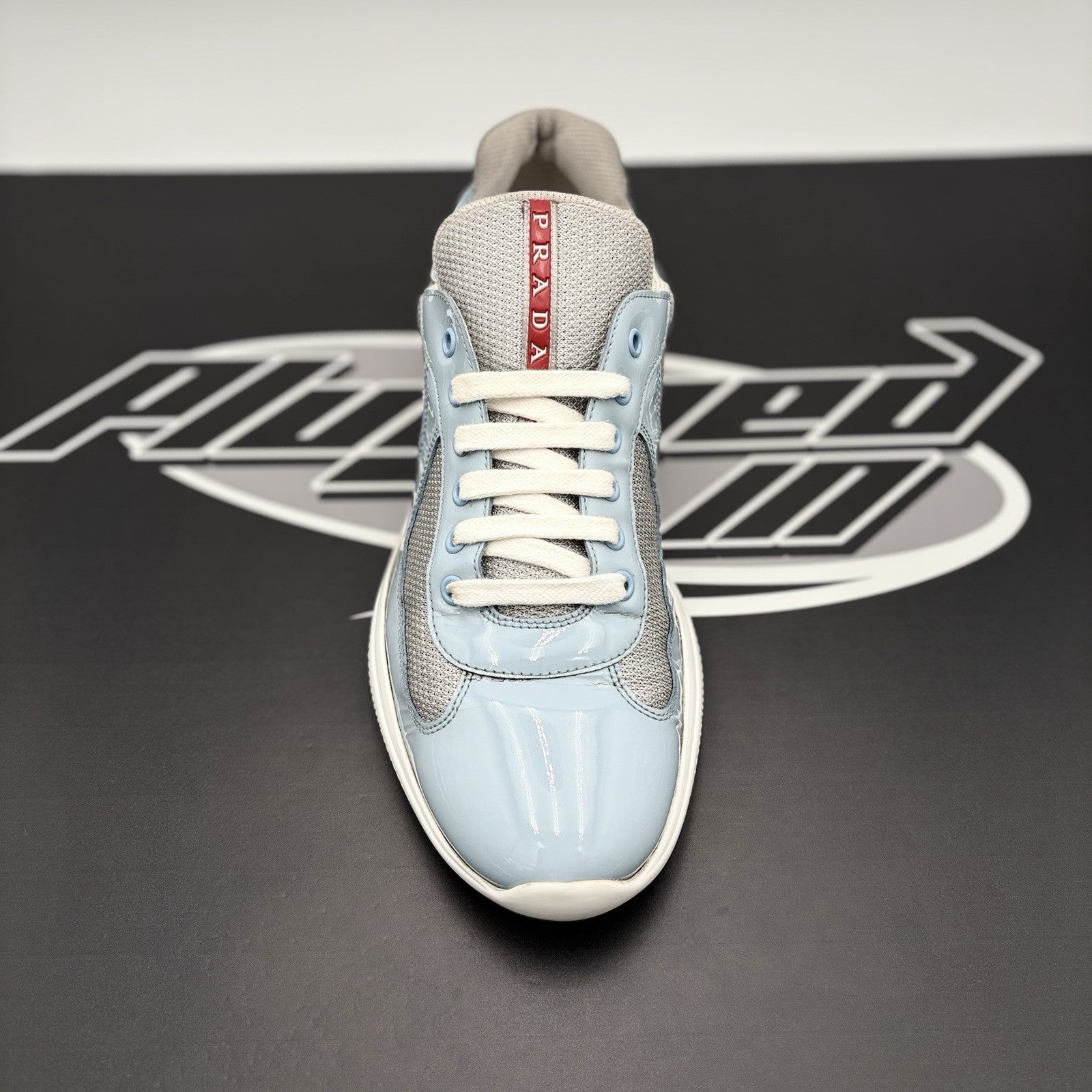 Size 9 UK (10 US) - Prada Americas Cup ' Sky Blue, White ' | GOOD CONDITION!