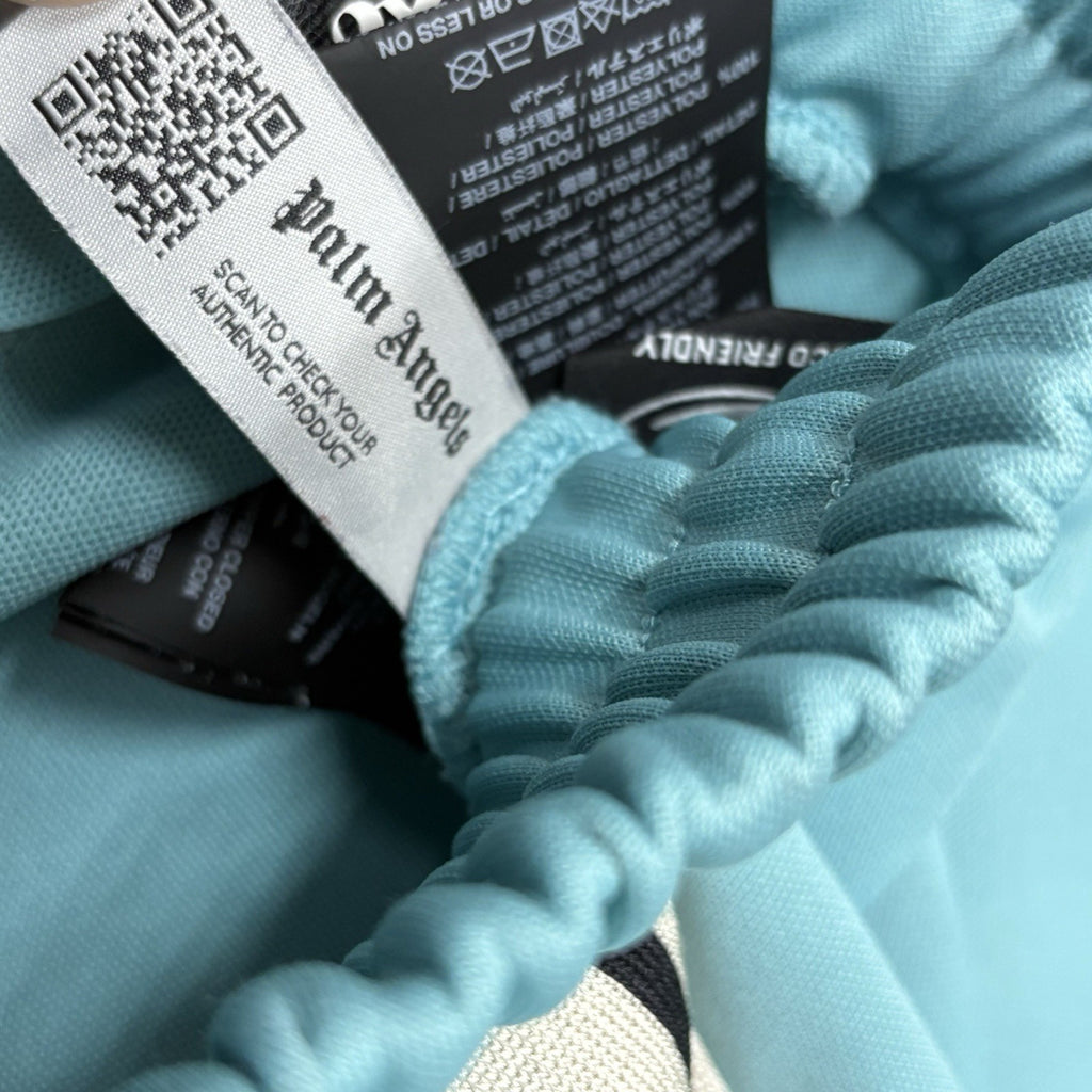 Size Small - Palm Angels Classic Track Pants ' Light Blue Off White '