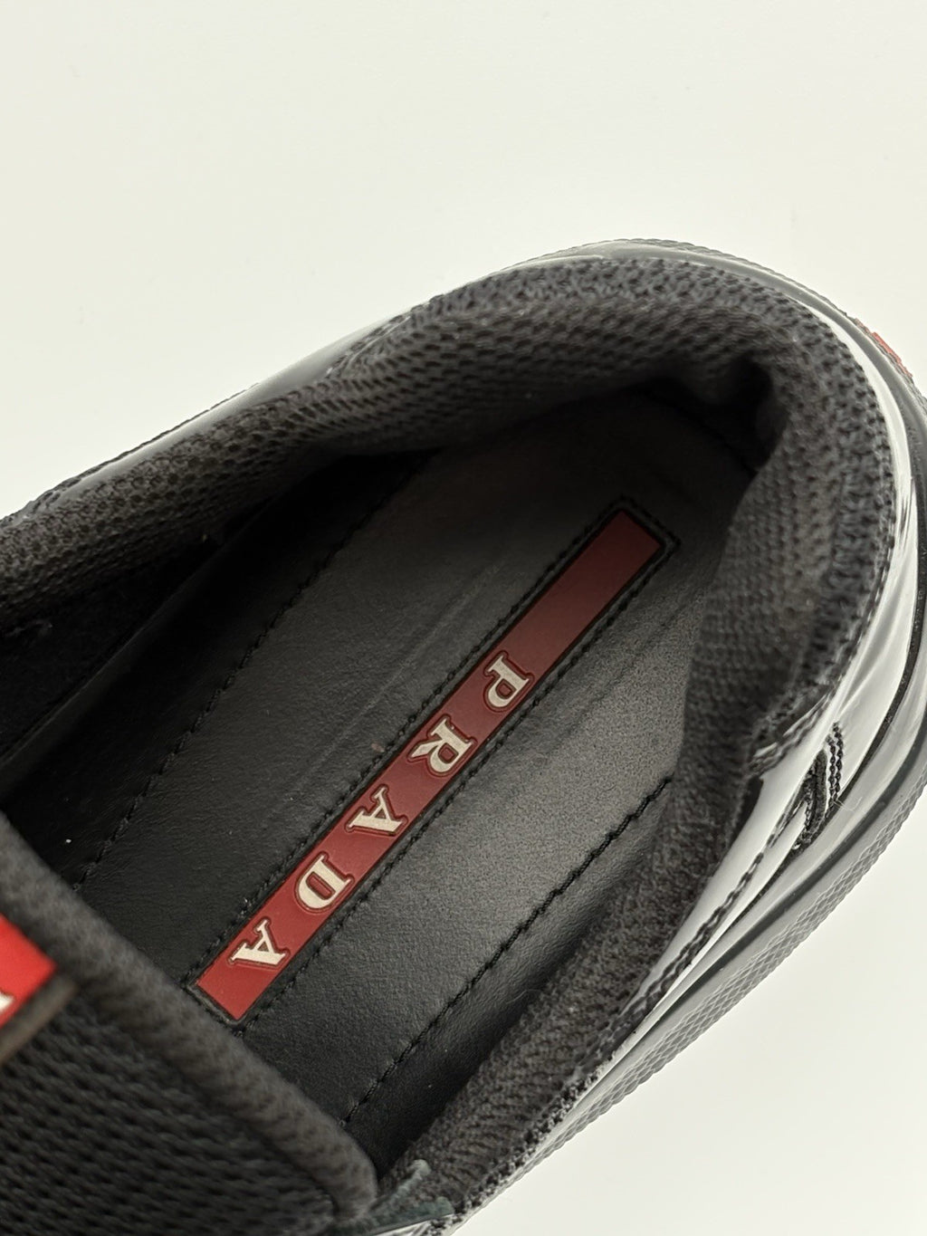 Size 7 UK (8 US) Prada Americas Cup ' Black ' | GOOD CONDITION!