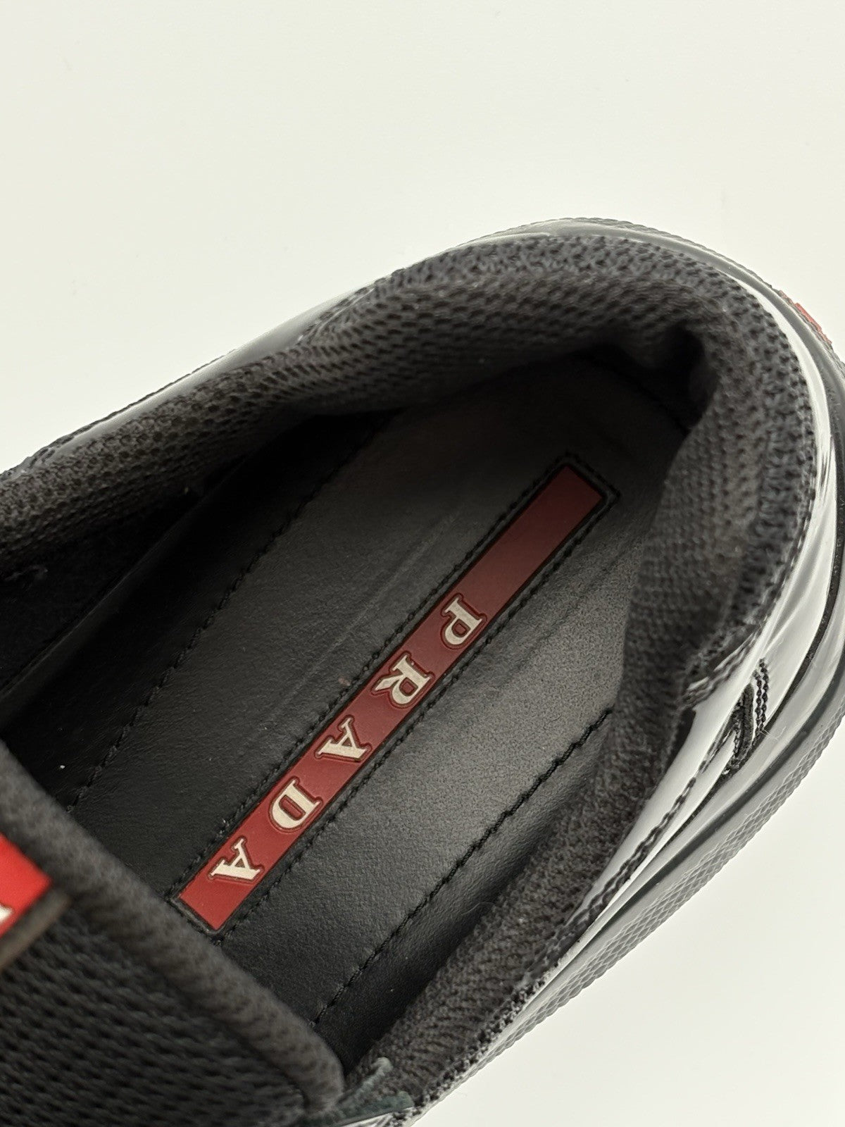 Size 7 UK (8 US) Prada Americas Cup ' Black ' | GOOD CONDITION!