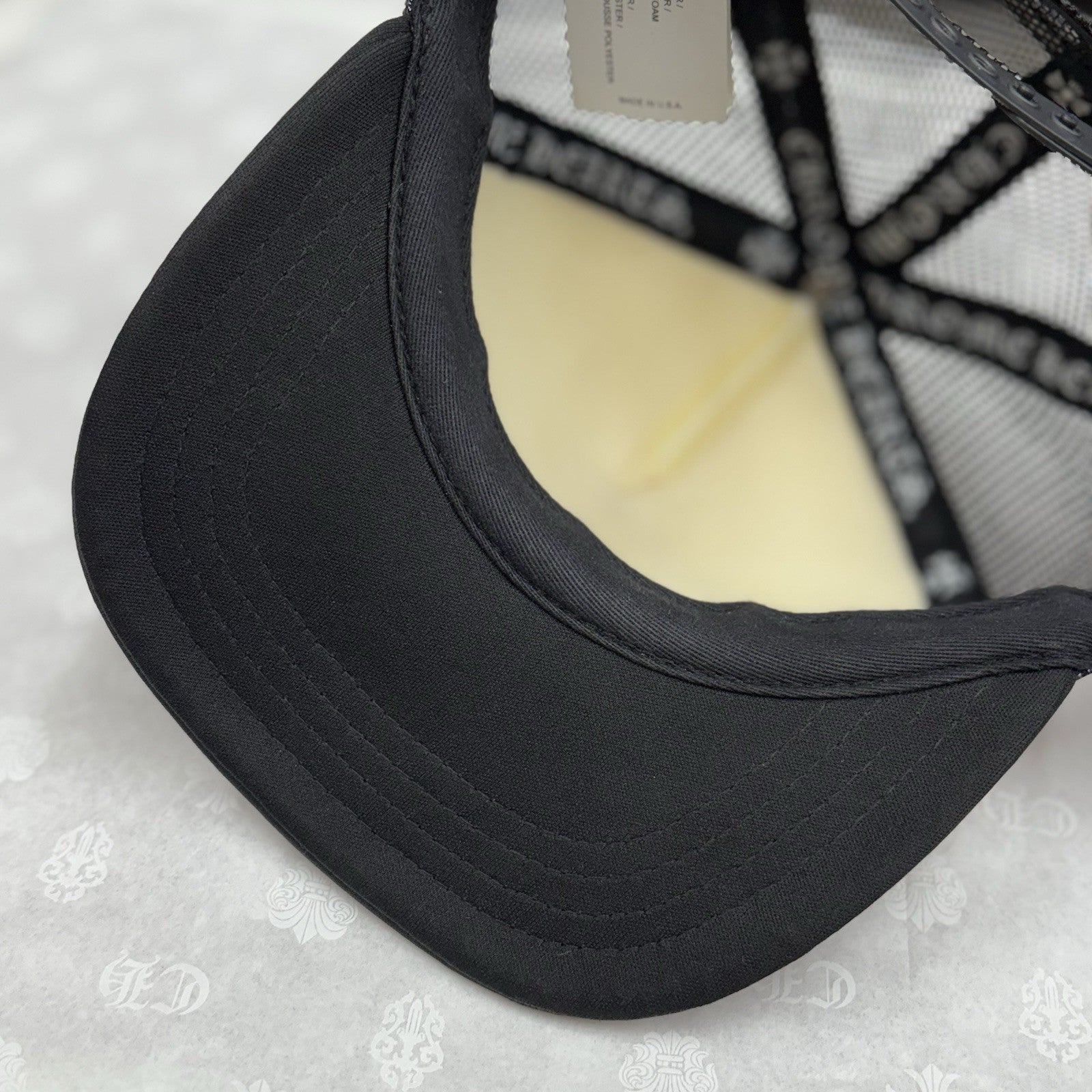 Chrome Hearts Eyechart Trucker Hat ' Black White Red ' | ONLY WORN 1-3x!