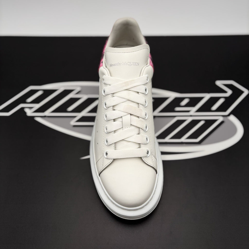 Size 41 (8 US) Alexander McQueen ' White, Pink Snake Print ' | GREAT CONDITION!