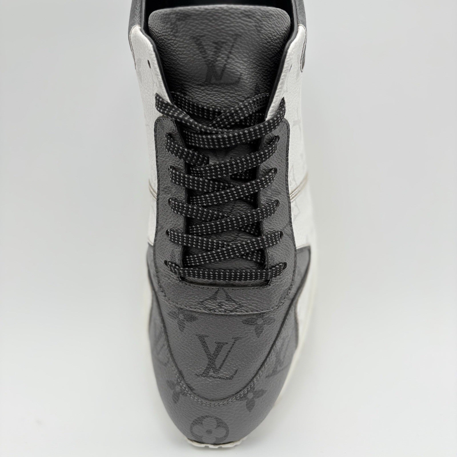 Size 11 LV (12-12.5 US) - Louis Vuitton Runaway Trainer Mongram ' Grey White '