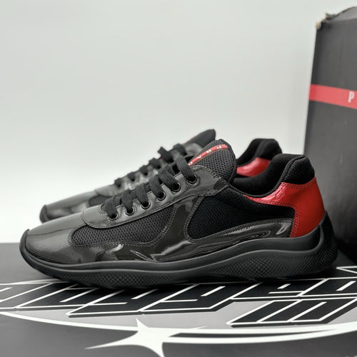 Size 10 UK (11 US) - Prada Americas Cup ' Anthracite Red ' | EXCELLENT CONDITION