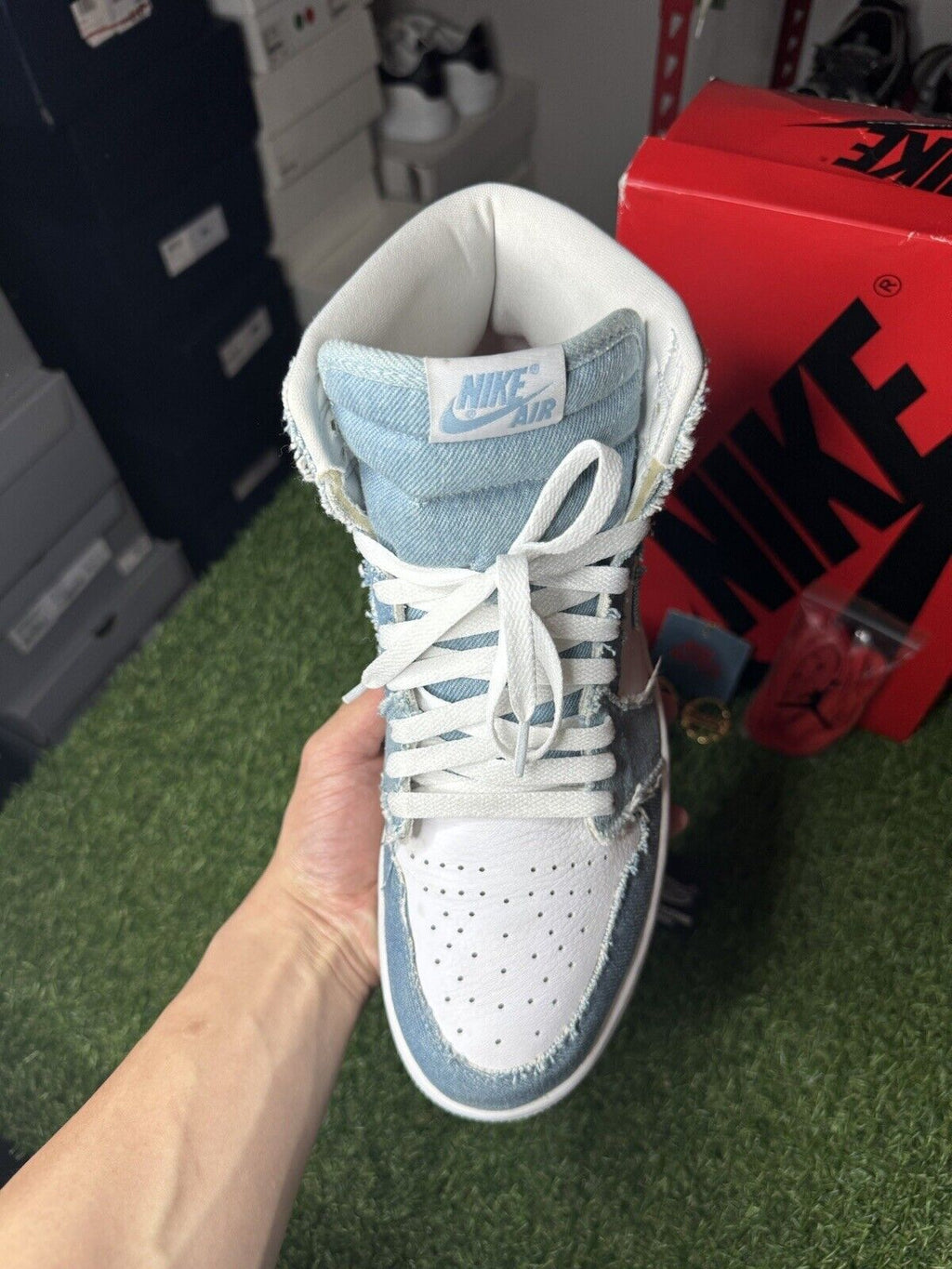 Size 10.5 W (9 M) - Air Jordan 1 Retro High OG ' Denim ’ | GOOD CONDITION