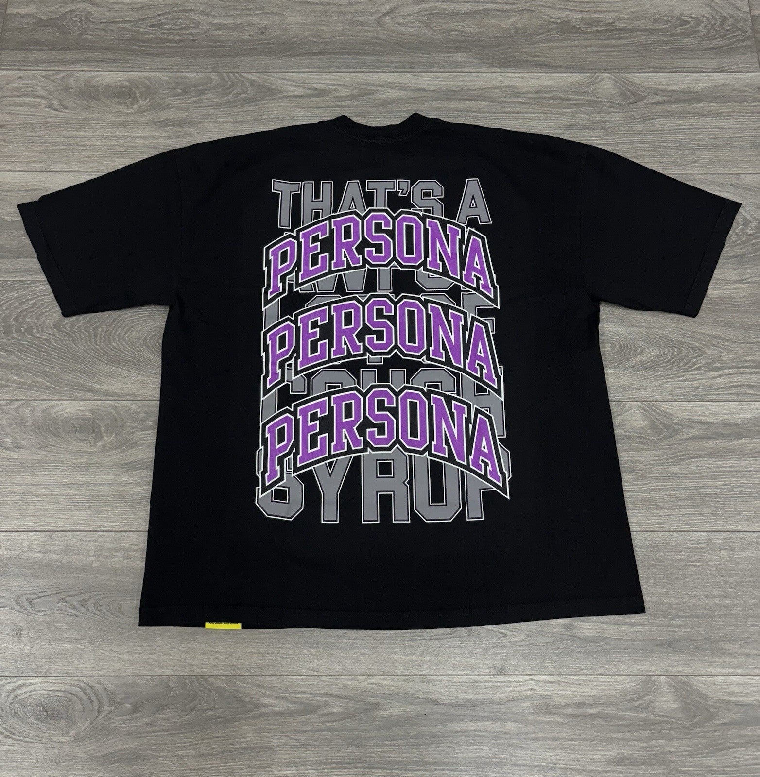 Size XXL - That’s A Awful Lot Of Cough Syrup X Persona T-Shirt ' Black ' | NEW!