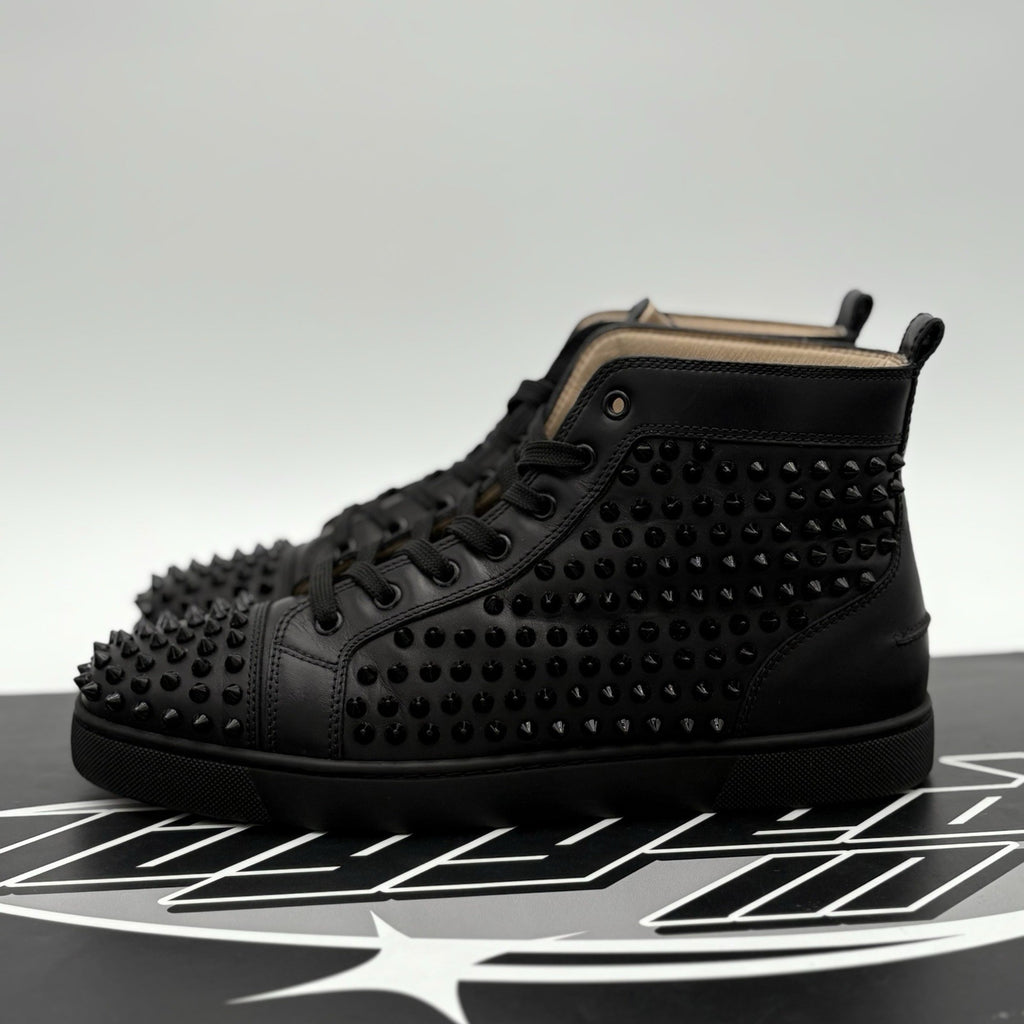 Size 43 (10 US) Christian Louboutin High Spikes ' Black ' | GREAT CONDITION!