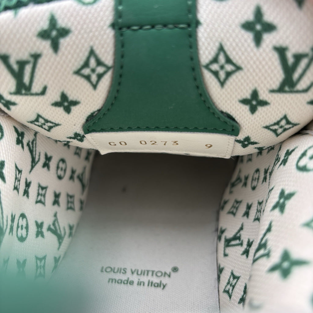 Size 9 LV (10-10.5 US) Louis Vuitton Skate ' Green, White ' | GREAT CONDITION!