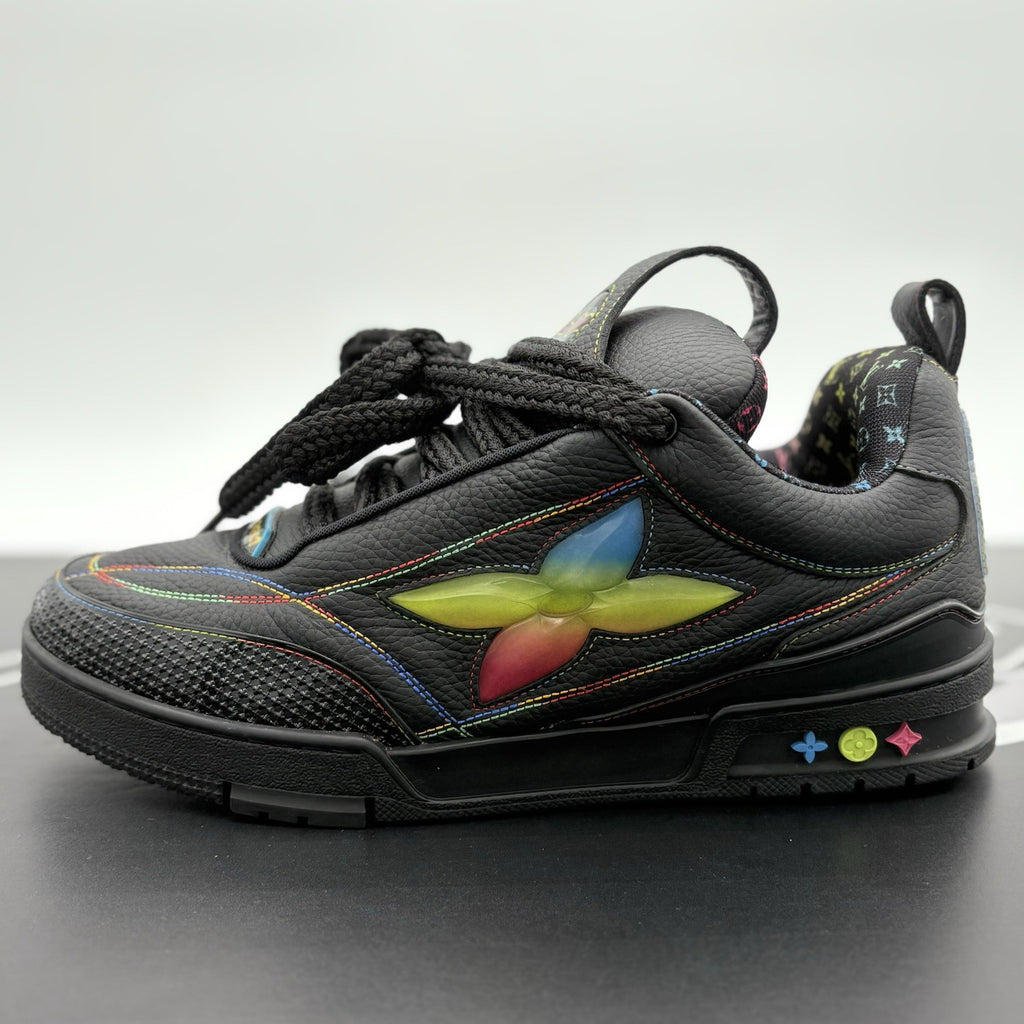 Size 9 LV (10-10.5 US) - Louis Vuitton Skate ' Black Multicolor ' | SUPER CLEAN!