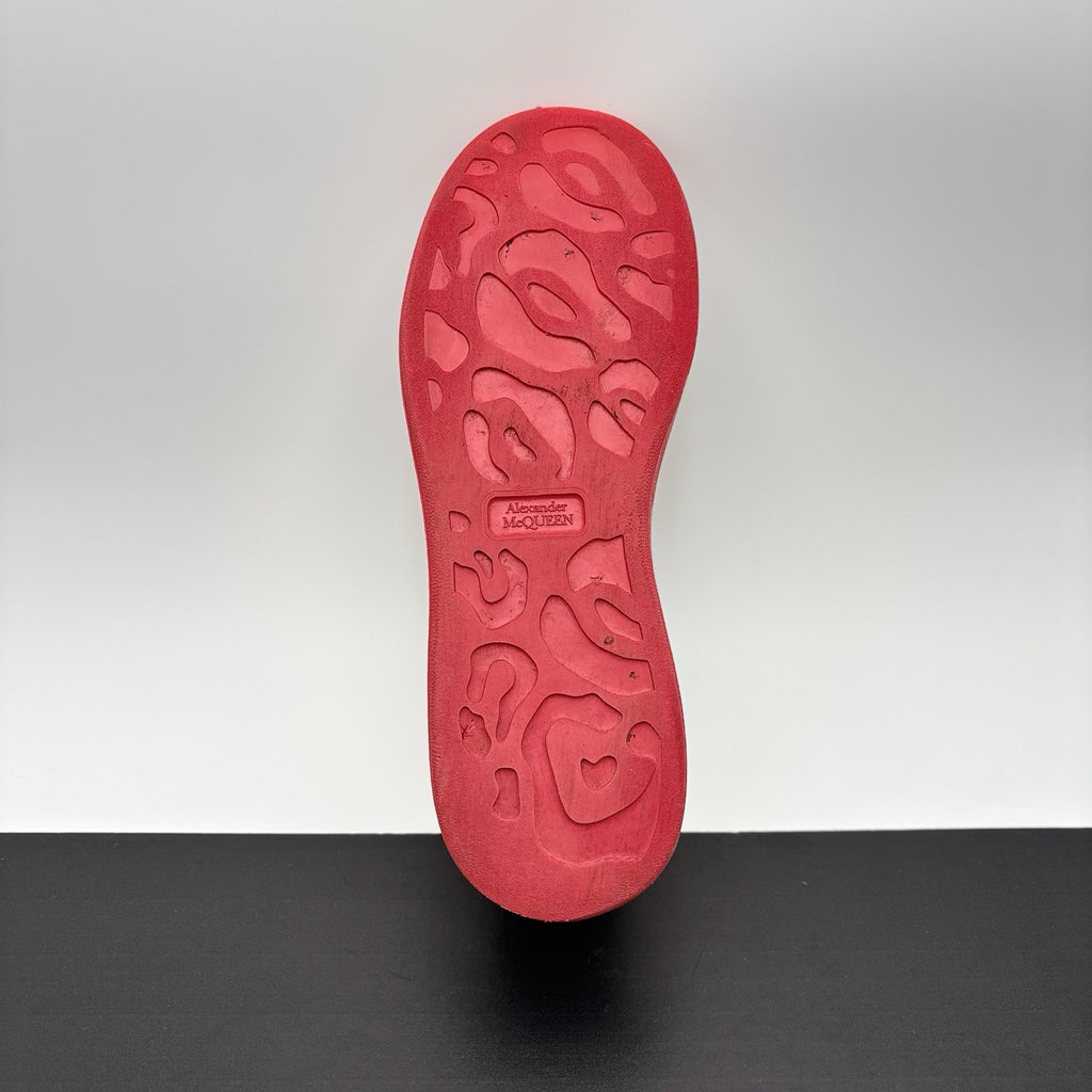 Size 45 (12 US) - Alexander McQueen Oversized ' White, Red Sole ' | GREAT COND!