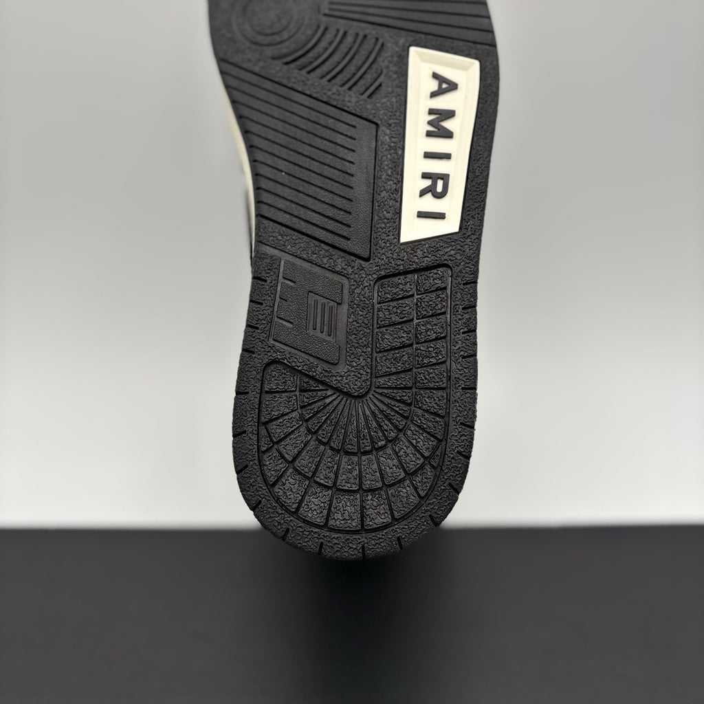 Size 42 (US 9) - Amiri Skel High Top Sneakers ' Black, White ' | NEW!