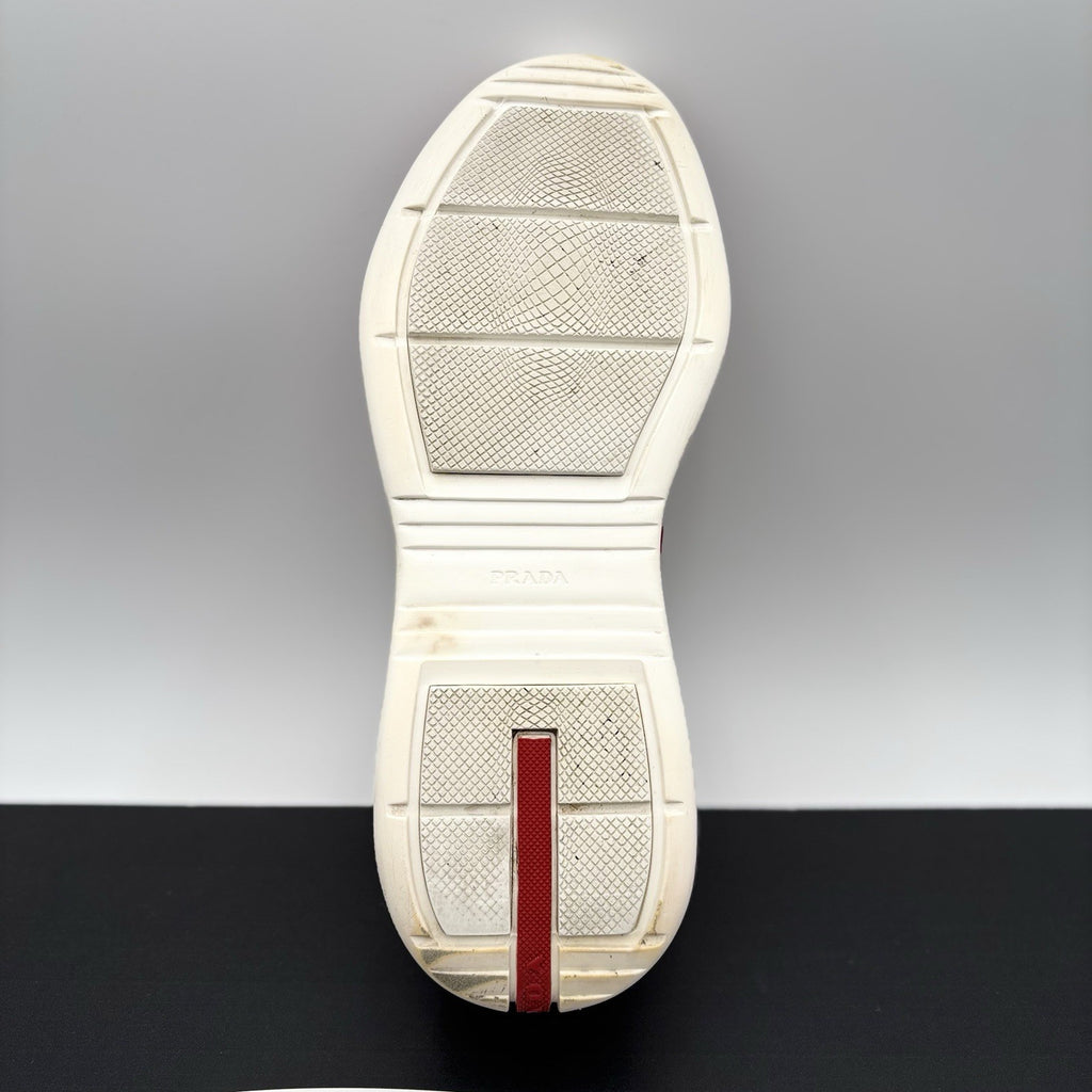 Size 9.5 UK (10.5 US) Prada Americas Cup ' Black White Red ' | GOOD CONDITION!
