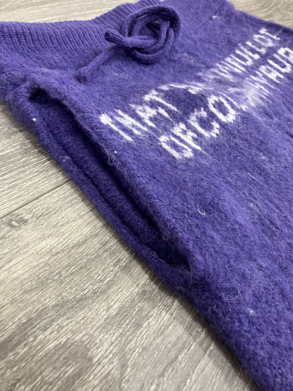 Size XXL - That's A Awful Lot Of Cough Syrup Mohair Pants ' Purple ' | NEW!