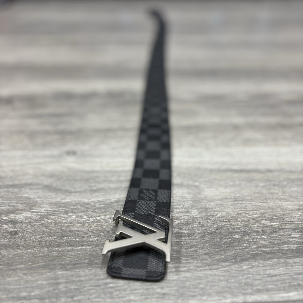 Size 100/40 - Louis Vuitton LV Initials Damier Reversible Belt ' Black ' | CLEAN