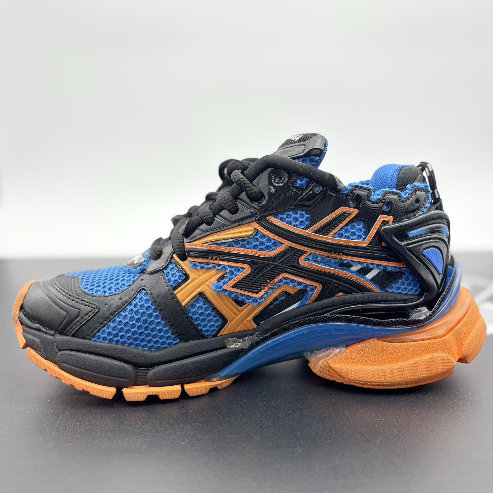 Size 41 (8 US) - Balenciaga Runner ' Blue Orange Black ' | NEW!