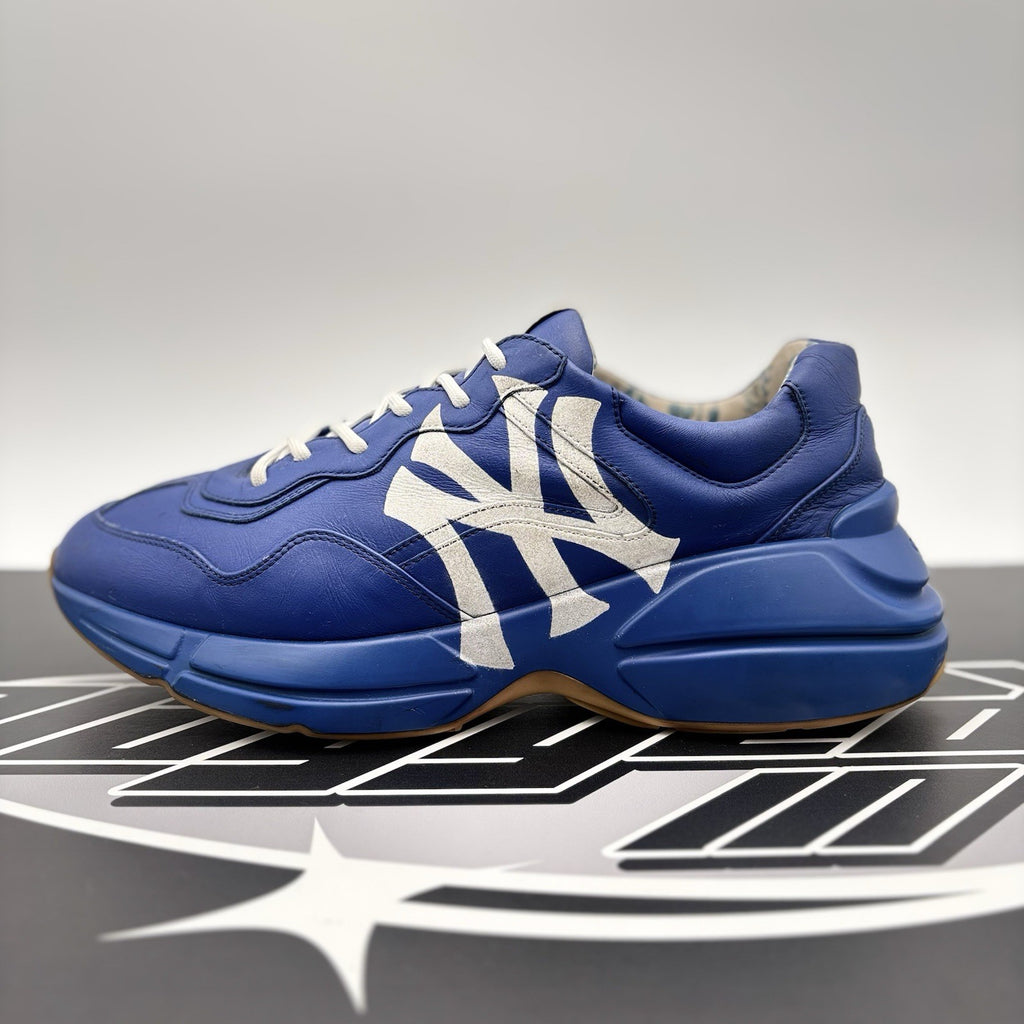Size 8 G (8.5 US) - Gucci Rhyton MLB Edition ' New York Yankees Blue '
