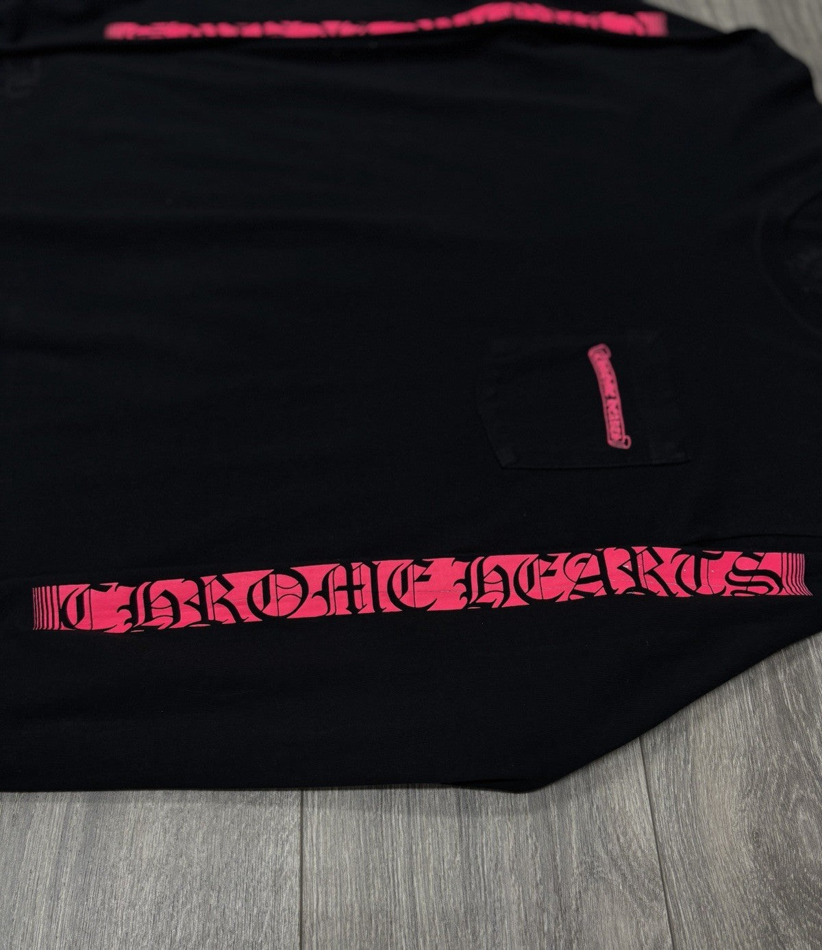 Size Large - Chrome Hearts Made In Hollywood Long Sleeve ' Black Pink ' | CLEAN!