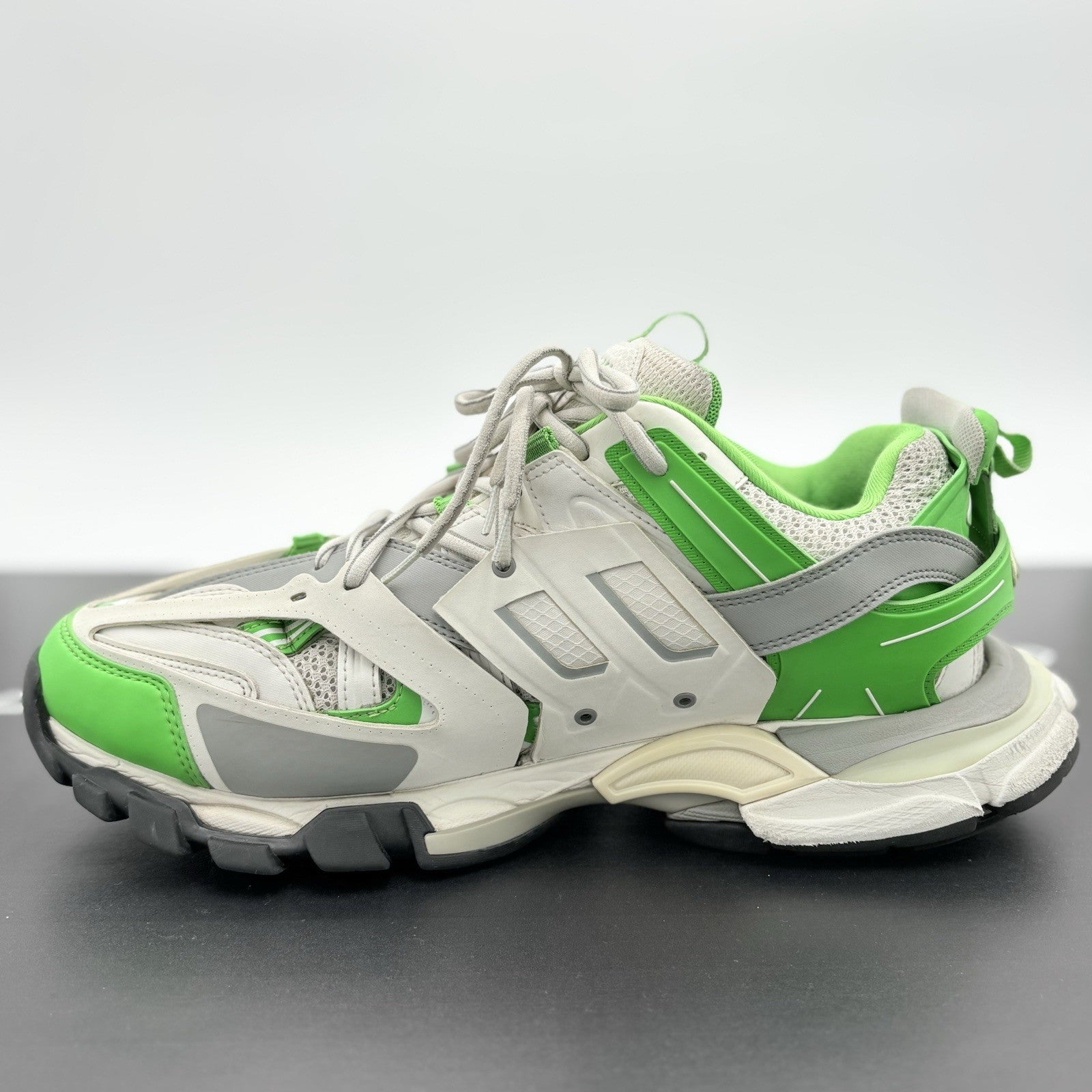 Size 46 (13 US) - Balenciaga Track ' Grey Fluo Green ' | GREAT CONDITION!