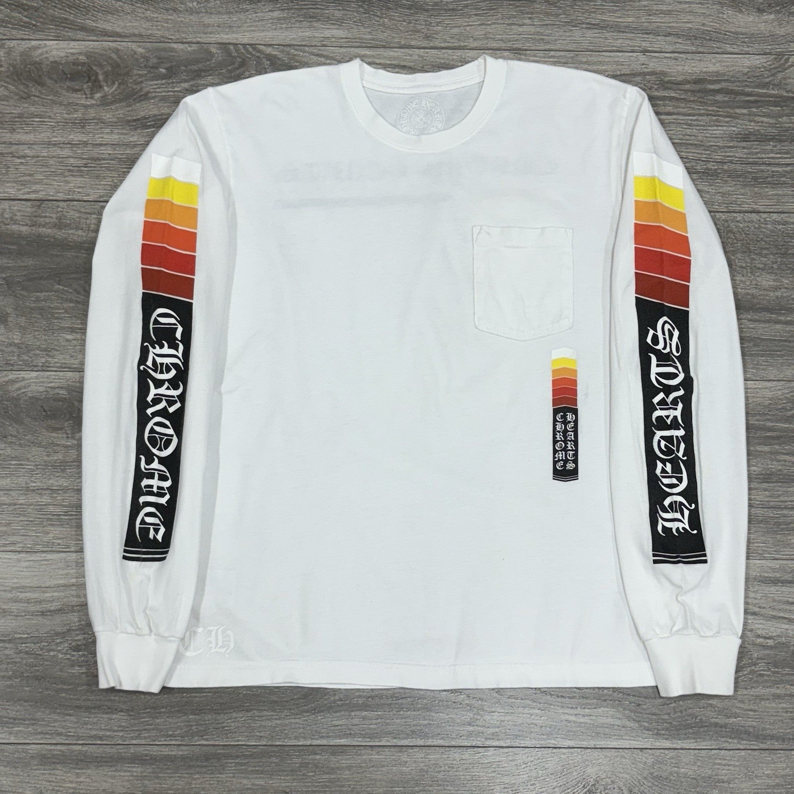 Size Large - Chrome Hearts Boost Long Sleeve T-Shirt ' White ' | GREAT COND!