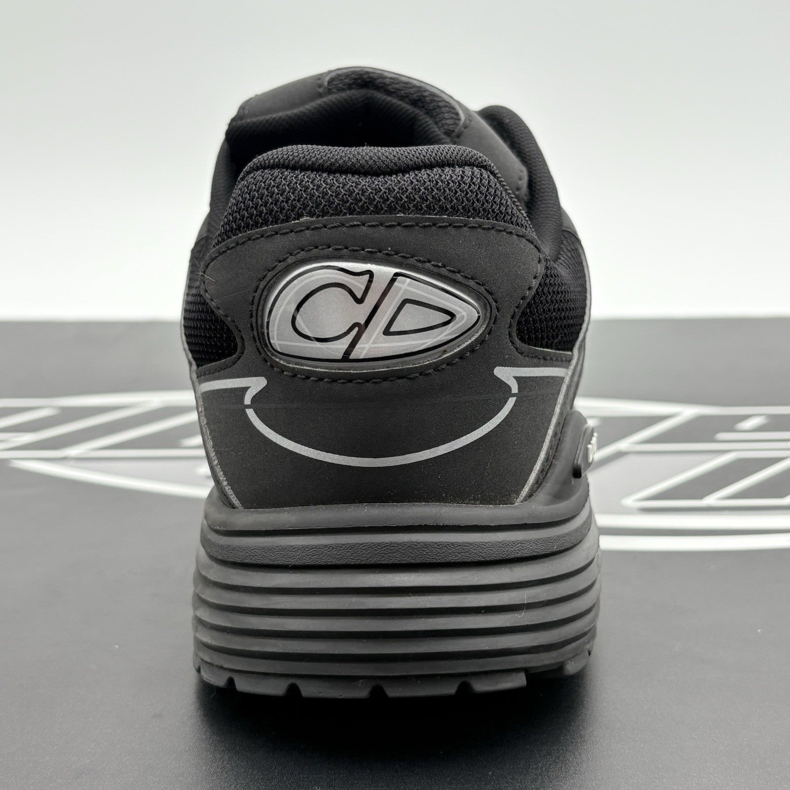 Size 45 (12 US) Dior B30 Reflective Sneaker ' Black ' | SUPER CLEAN!
