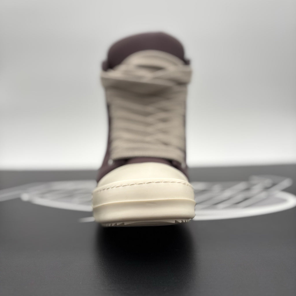 Size 41 (8 US) - Rick Owens Jumbo Lace Padded Ramones ' Amethyst ' | SUPER CLEAN