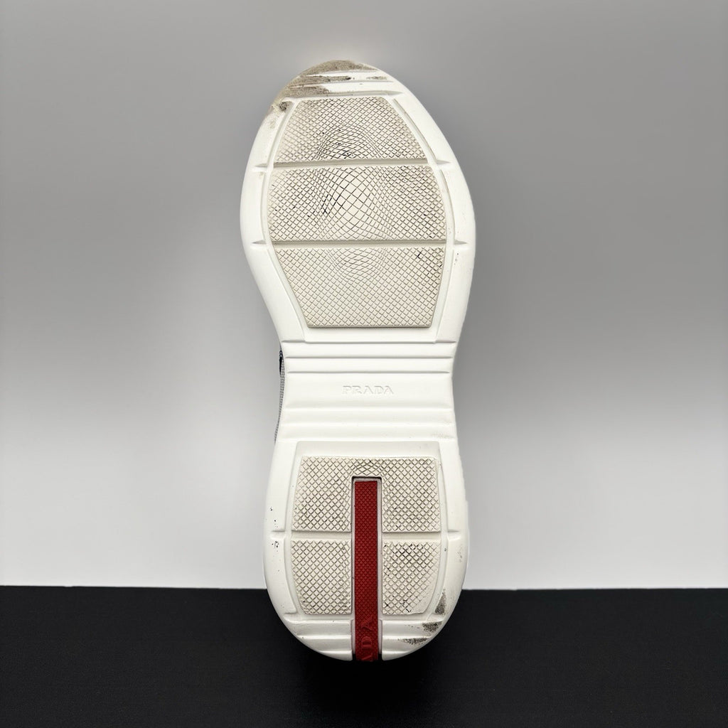 Size 7 UK (8 US) - Prada Americas Cup ' Aviation Blue, Silver' | GOOD CONDITION!