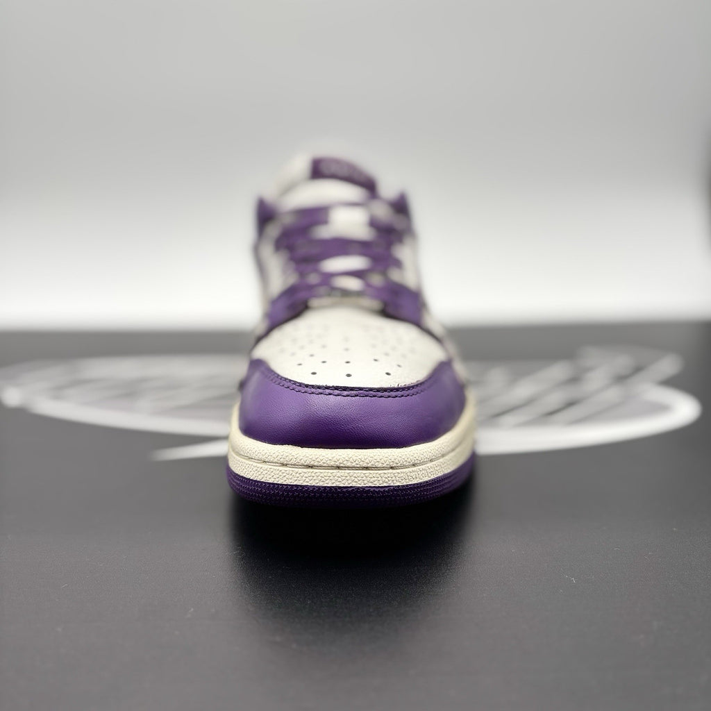 Size 43 (10 US) - Amiri Bandana Skel Low Top ' White, Purple ' | GREAT COND!