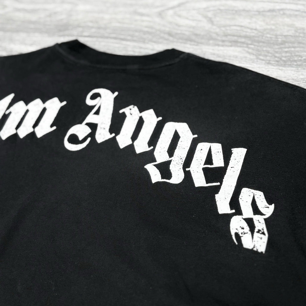 Size M - Palm Angels Classic Logo Over T-Shirt ' Black ' | GREAT CONDITION!