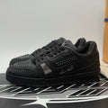 Size 8 LV (9-9.5 US) Louis Vuitton Studded Trainer ' Black ' | SUPER CLEAN!